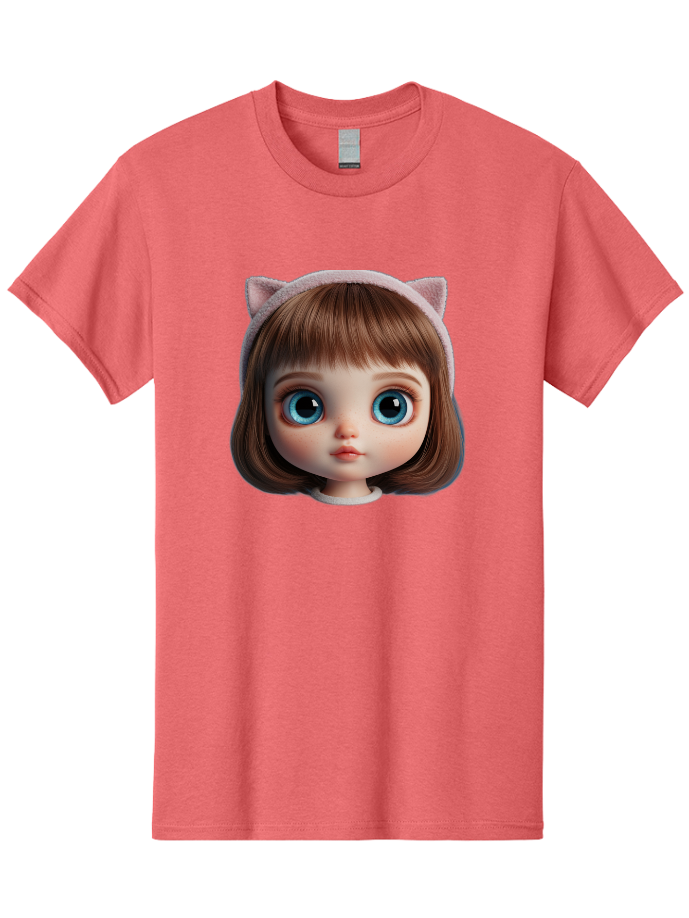 Blythe-Doll-4 Men'S Graphic Tee, 100% Cotton, Comfortable Casual Summer Wear, Machine Washable, Vintage Camera, Old Camera, Antique Camera, Black Camera, Classic Photography, Photography Equipment, Nostalgic Device, Film Camera, Camera Art Bal840