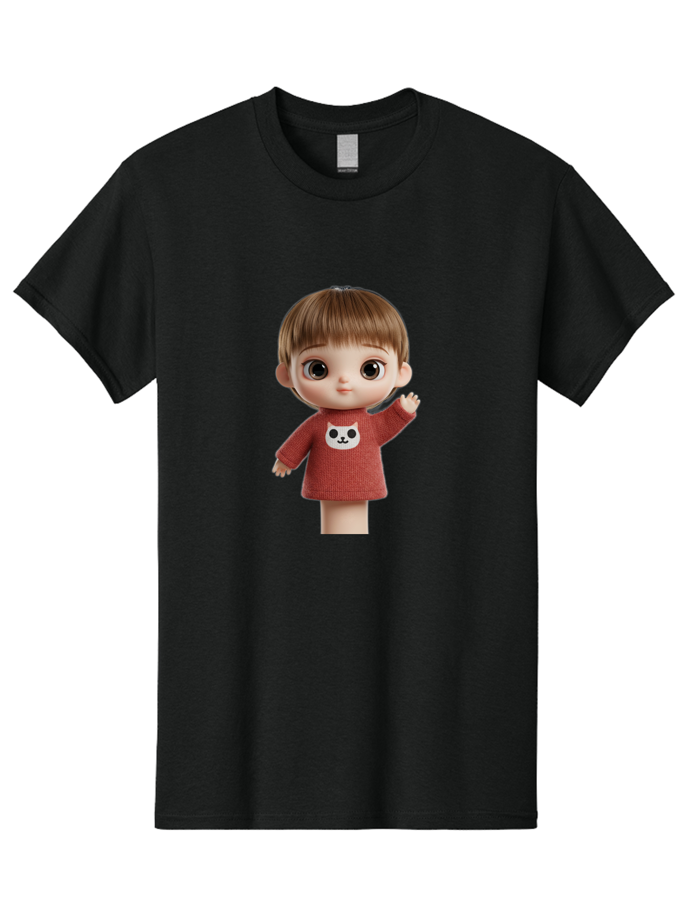 Blythe-Doll-5 Men'S Graphic Tee, 100% Cotton, Comfortable Casual Summer Wear, Machine Washable, Vintage Camera, Old Camera, Antique Camera, Black Camera, Classic Photography, Photography Equipment, Nostalgic Device, Film Camera, Camera Art Bal841