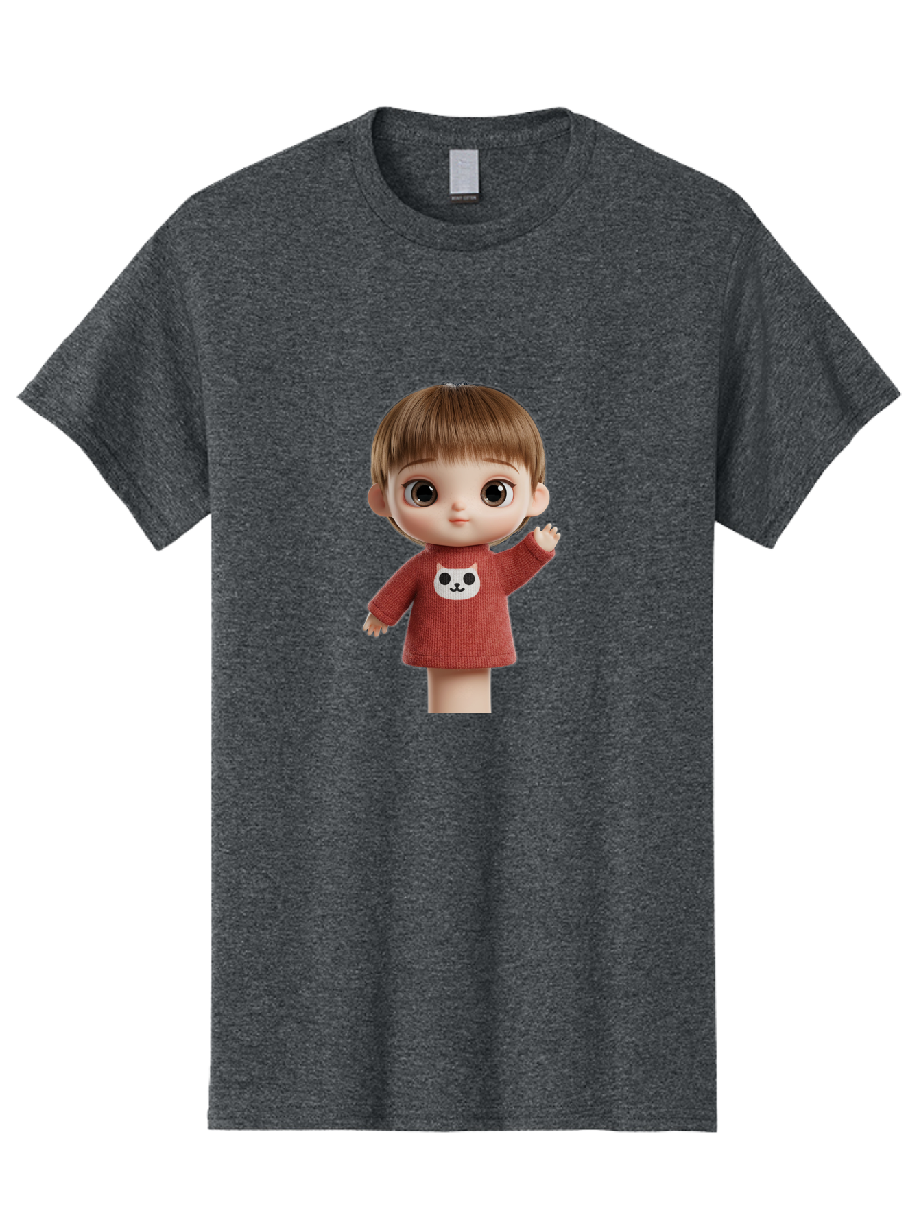 Blythe-Doll-5 Men'S Graphic Tee, 100% Cotton, Comfortable Casual Summer Wear, Machine Washable, Vintage Camera, Old Camera, Antique Camera, Black Camera, Classic Photography, Photography Equipment, Nostalgic Device, Film Camera, Camera Art Bal841