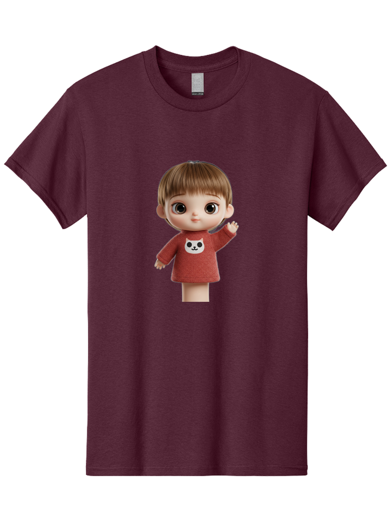 Blythe-Doll-5 Men'S Graphic Tee, 100% Cotton, Comfortable Casual Summer Wear, Machine Washable, Vintage Camera, Old Camera, Antique Camera, Black Camera, Classic Photography, Photography Equipment, Nostalgic Device, Film Camera, Camera Art Bal841
