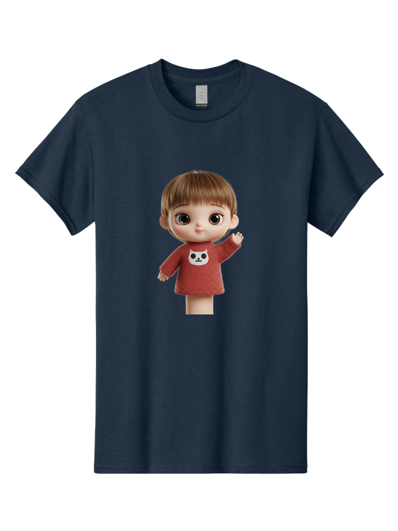 Blythe-Doll-5 Men'S Graphic Tee, 100% Cotton, Comfortable Casual Summer Wear, Machine Washable, Vintage Camera, Old Camera, Antique Camera, Black Camera, Classic Photography, Photography Equipment, Nostalgic Device, Film Camera, Camera Art Bal841