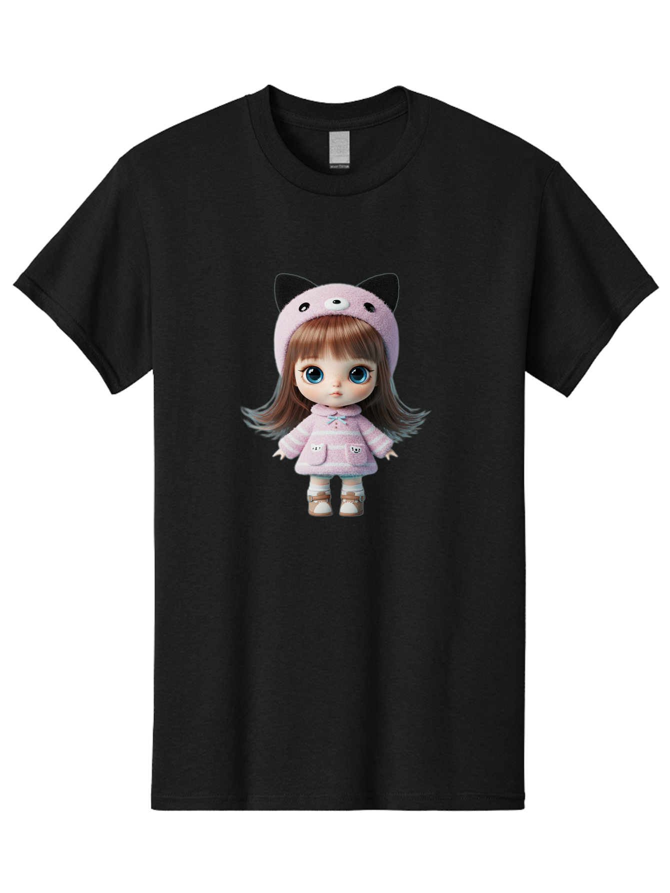Blythe-Doll Men'S Graphic Tee, 100% Cotton, Comfortable Casual Summer Wear, Machine Washable, Vintage Camera, Old Camera, Antique Camera, Black Camera, Classic Photography, Photography Equipment, Nostalgic Device, Film Camera, Camera Art Bal842