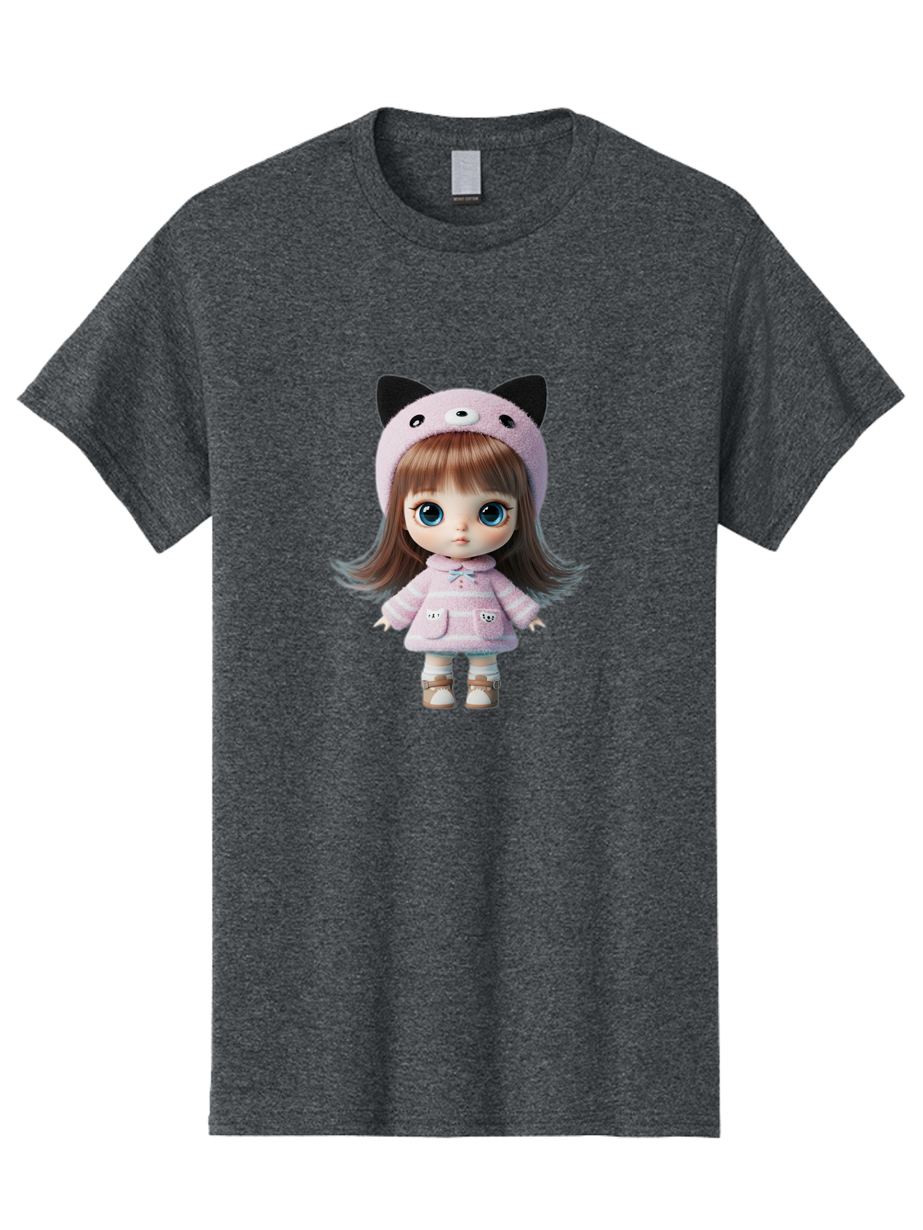 Blythe-Doll Men'S Graphic Tee, 100% Cotton, Comfortable Casual Summer Wear, Machine Washable, Vintage Camera, Old Camera, Antique Camera, Black Camera, Classic Photography, Photography Equipment, Nostalgic Device, Film Camera, Camera Art Bal842