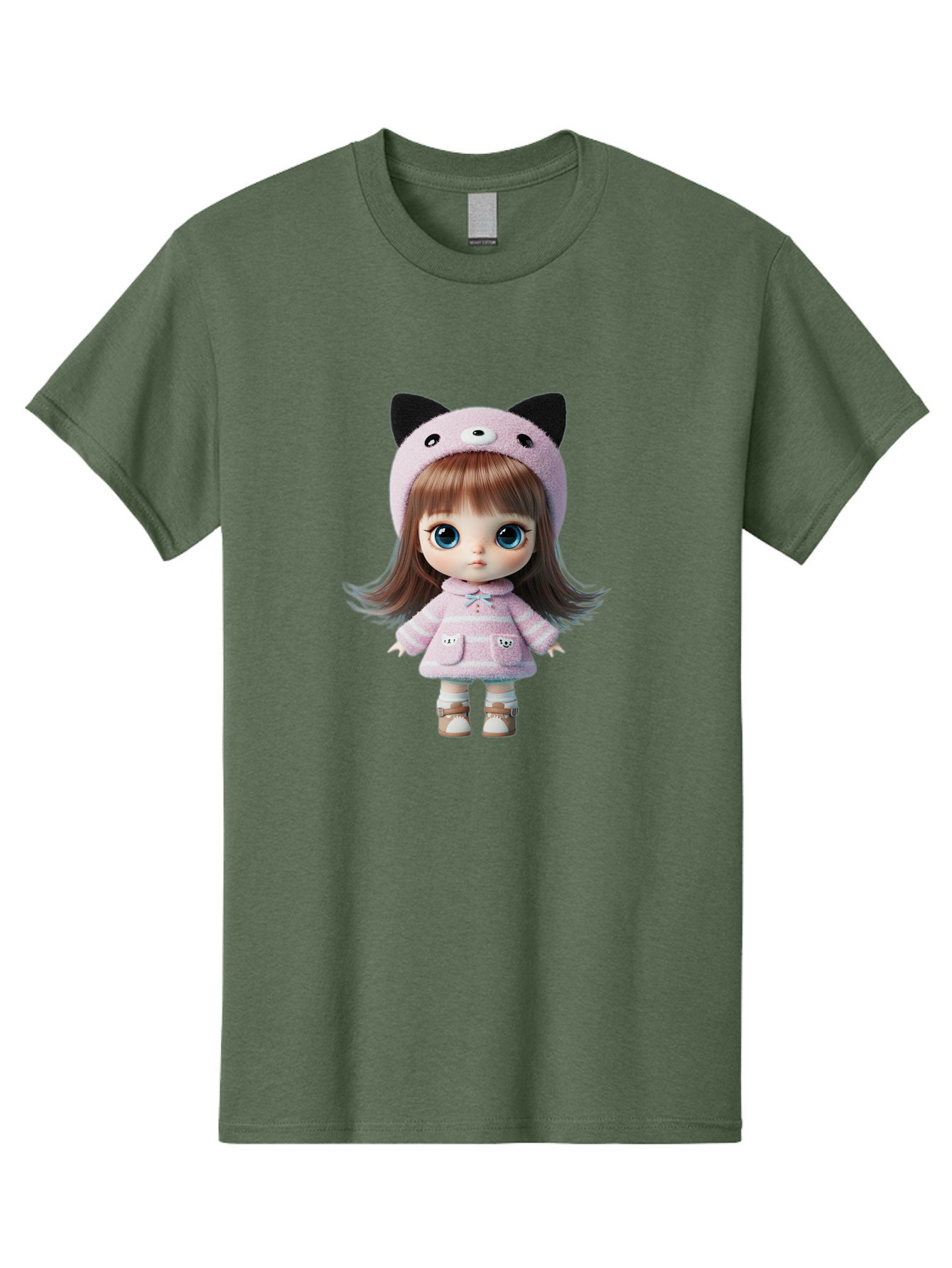 Blythe-Doll Men'S Graphic Tee, 100% Cotton, Comfortable Casual Summer Wear, Machine Washable, Vintage Camera, Old Camera, Antique Camera, Black Camera, Classic Photography, Photography Equipment, Nostalgic Device, Film Camera, Camera Art Bal842