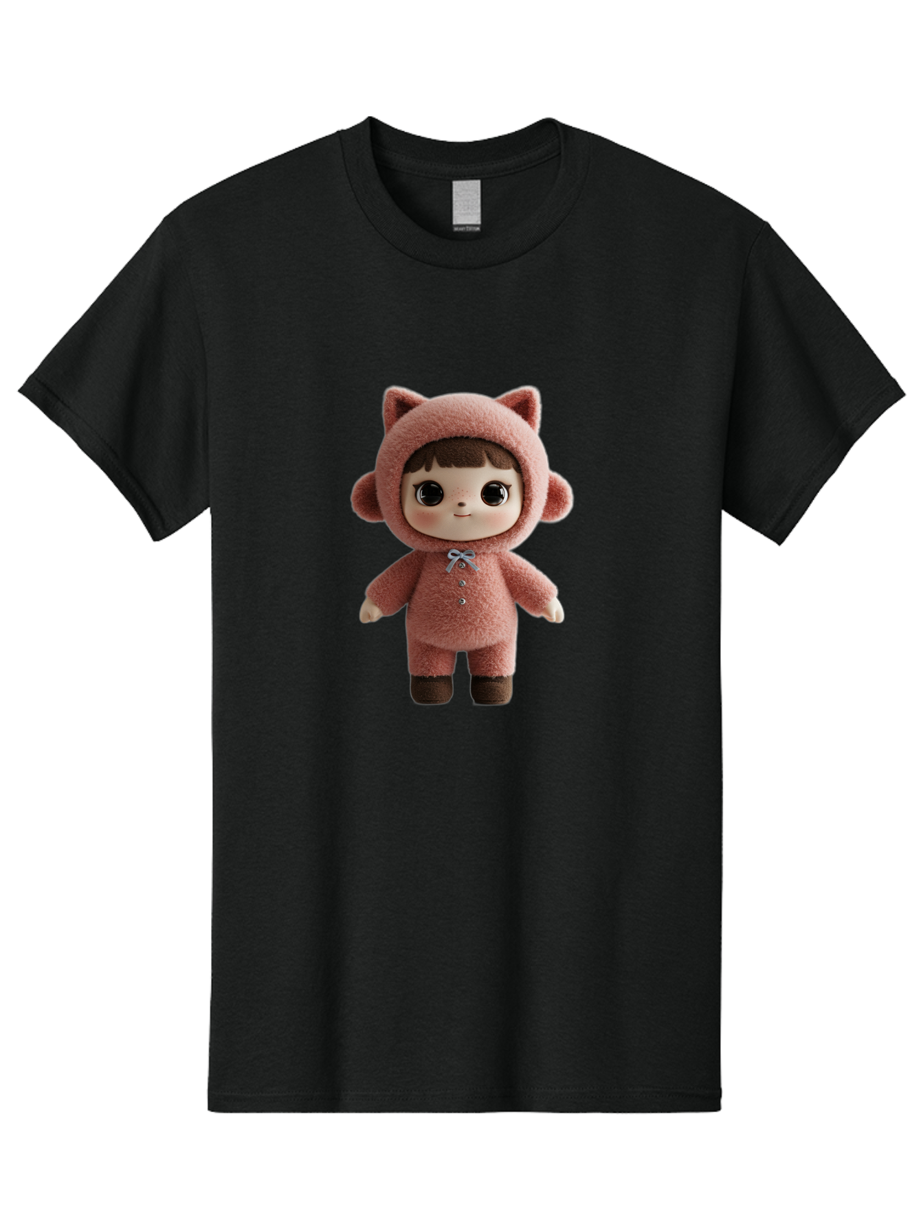 Blythe-Pink-Cat-Costume Men'S Graphic Tee, 100% Cotton, Comfortable Casual Summer Wear, Machine Washable, Vintage Camera, Old Camera, Antique Camera, Black Camera, Classic Photography, Photography Equipment, Nostalgic Device, Film Camera, Bal843