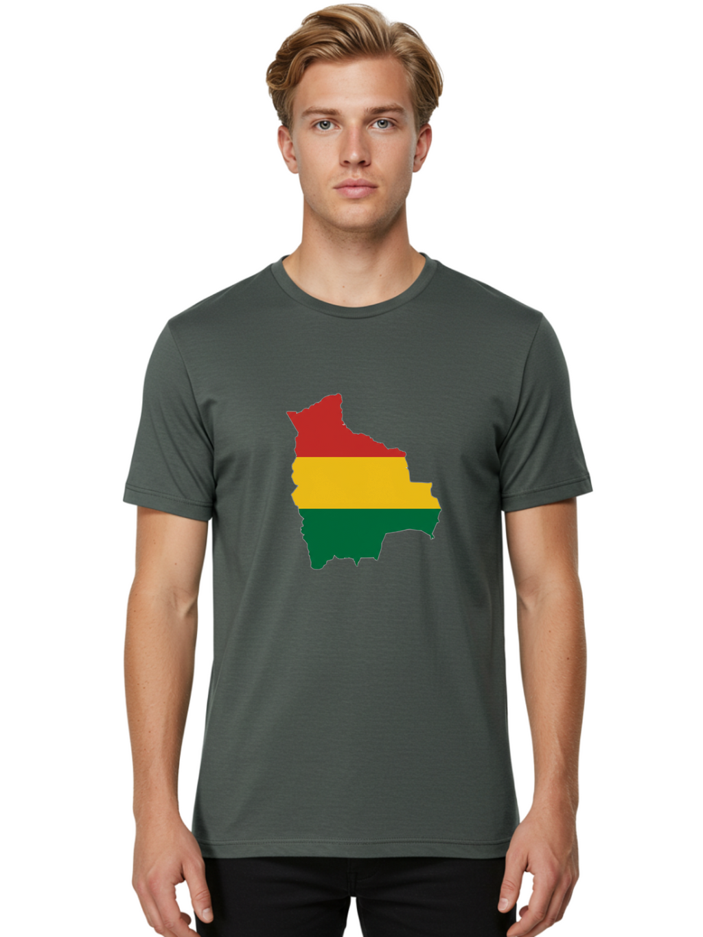 Bolivia-Map Men'S Graphic Tee, 100% Cotton, Comfortable Casual Summer Wear, Machine Washable, Vintage Camera, Old Camera, Antique Camera, Black Camera, Classic Photography, Photography Equipment, Nostalgic Device, Film Camera, Camera Art Bal846