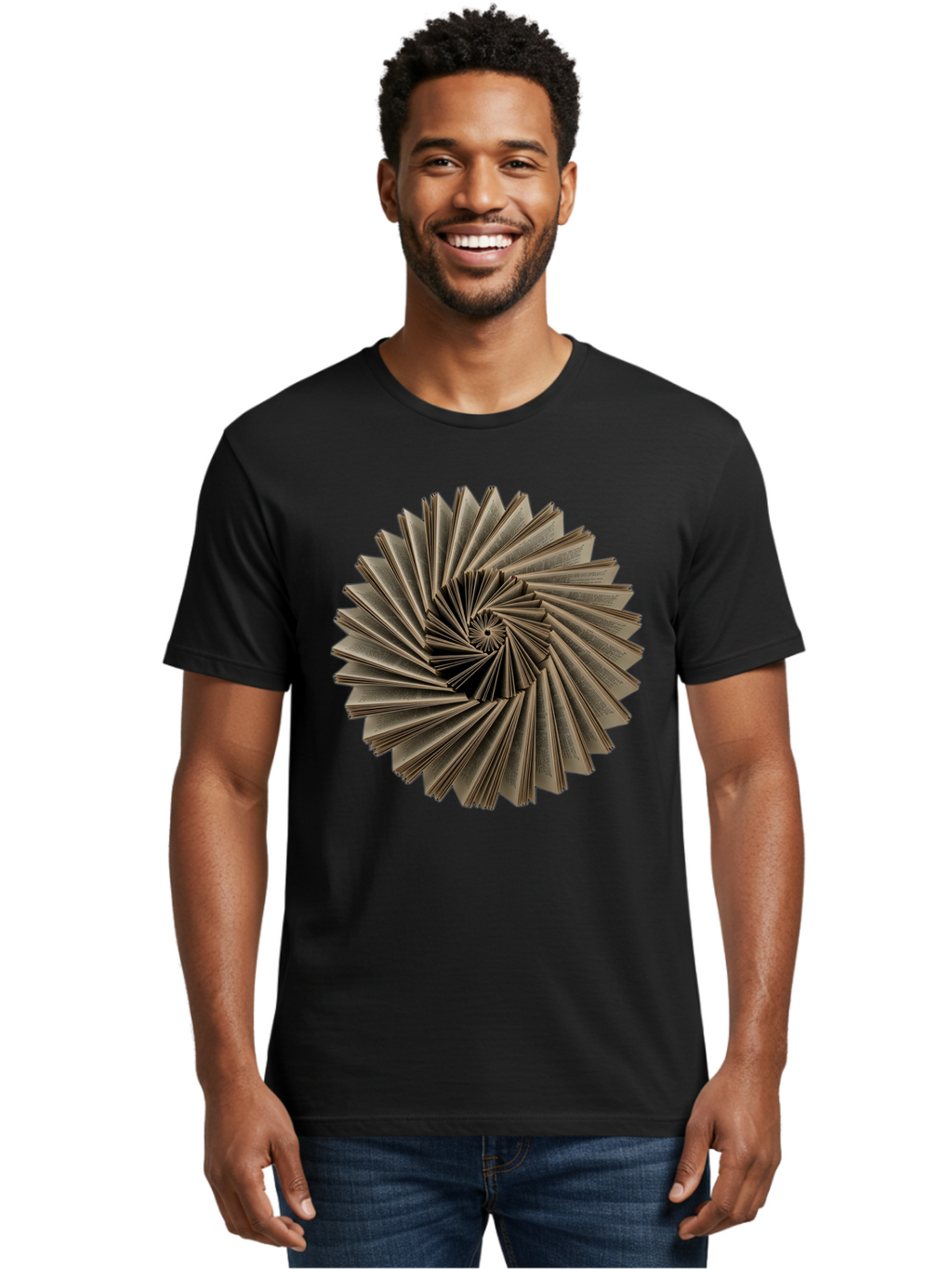 Book-Spiral Men'S Graphic Tee, 100% Cotton, Comfortable Casual Summer Wear, Machine Washable, Vintage Camera, Old Camera, Antique Camera, Black Camera, Classic Photography, Photography Equipment, Nostalgic Device, Film Camera, Camera Art Bal849