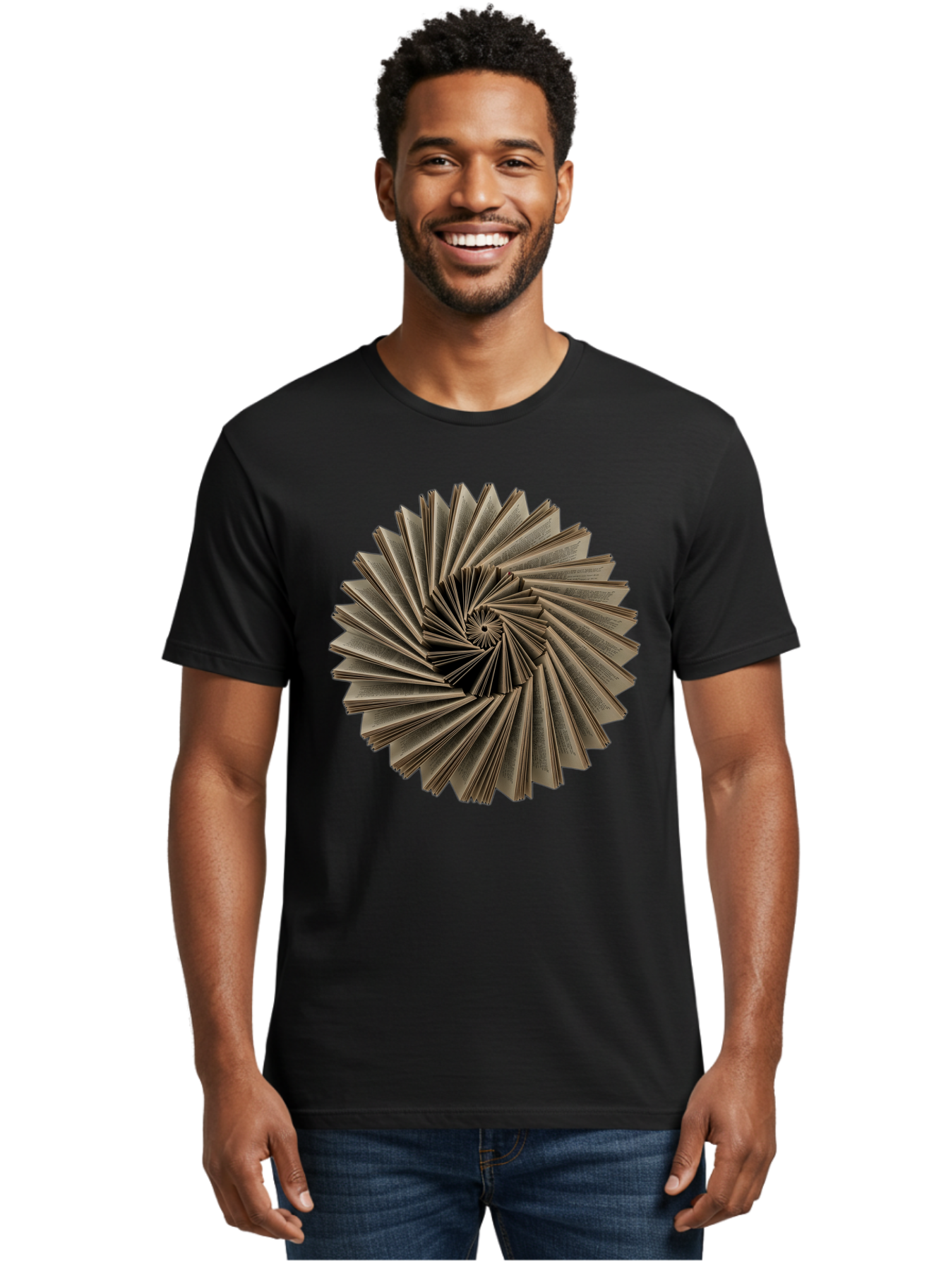 Book-Spiral Men'S Graphic Tee, 100% Cotton, Comfortable Casual Summer Wear, Machine Washable, Vintage Camera, Old Camera, Antique Camera, Black Camera, Classic Photography, Photography Equipment, Nostalgic Device, Film Camera, Camera Art Bal849
