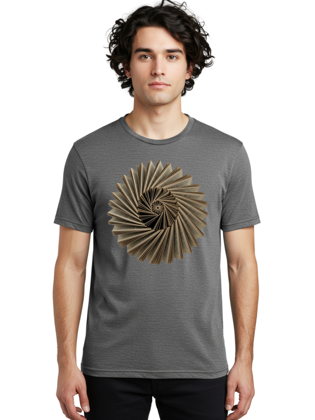 Book-Spiral Men'S Graphic Tee, 100% Cotton, Comfortable Casual Summer Wear, Machine Washable, Vintage Camera, Old Camera, Antique Camera, Black Camera, Classic Photography, Photography Equipment, Nostalgic Device, Film Camera, Camera Art Bal849