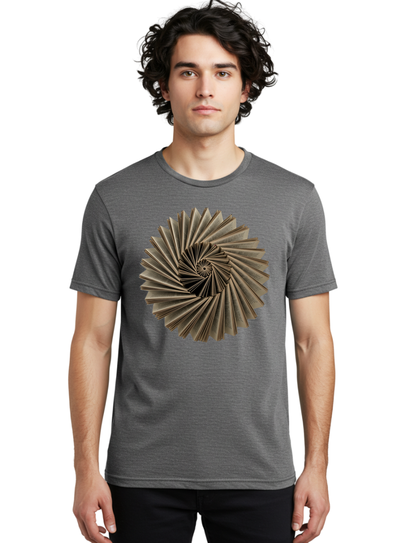 Book-Spiral Men'S Graphic Tee, 100% Cotton, Comfortable Casual Summer Wear, Machine Washable, Vintage Camera, Old Camera, Antique Camera, Black Camera, Classic Photography, Photography Equipment, Nostalgic Device, Film Camera, Camera Art Bal849