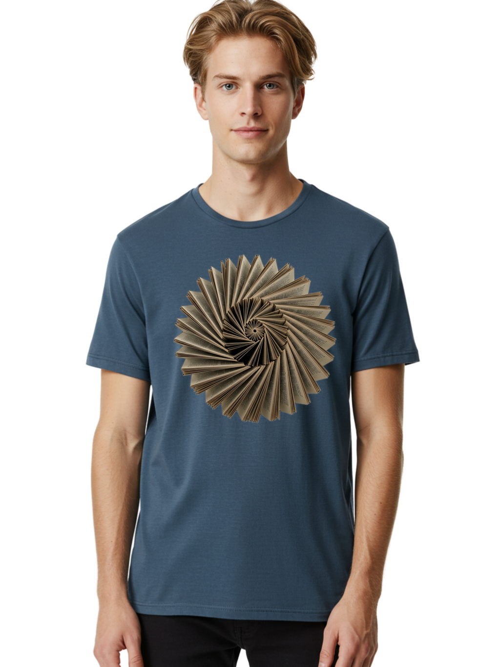 Book-Spiral Men'S Graphic Tee, 100% Cotton, Comfortable Casual Summer Wear, Machine Washable, Vintage Camera, Old Camera, Antique Camera, Black Camera, Classic Photography, Photography Equipment, Nostalgic Device, Film Camera, Camera Art Bal849