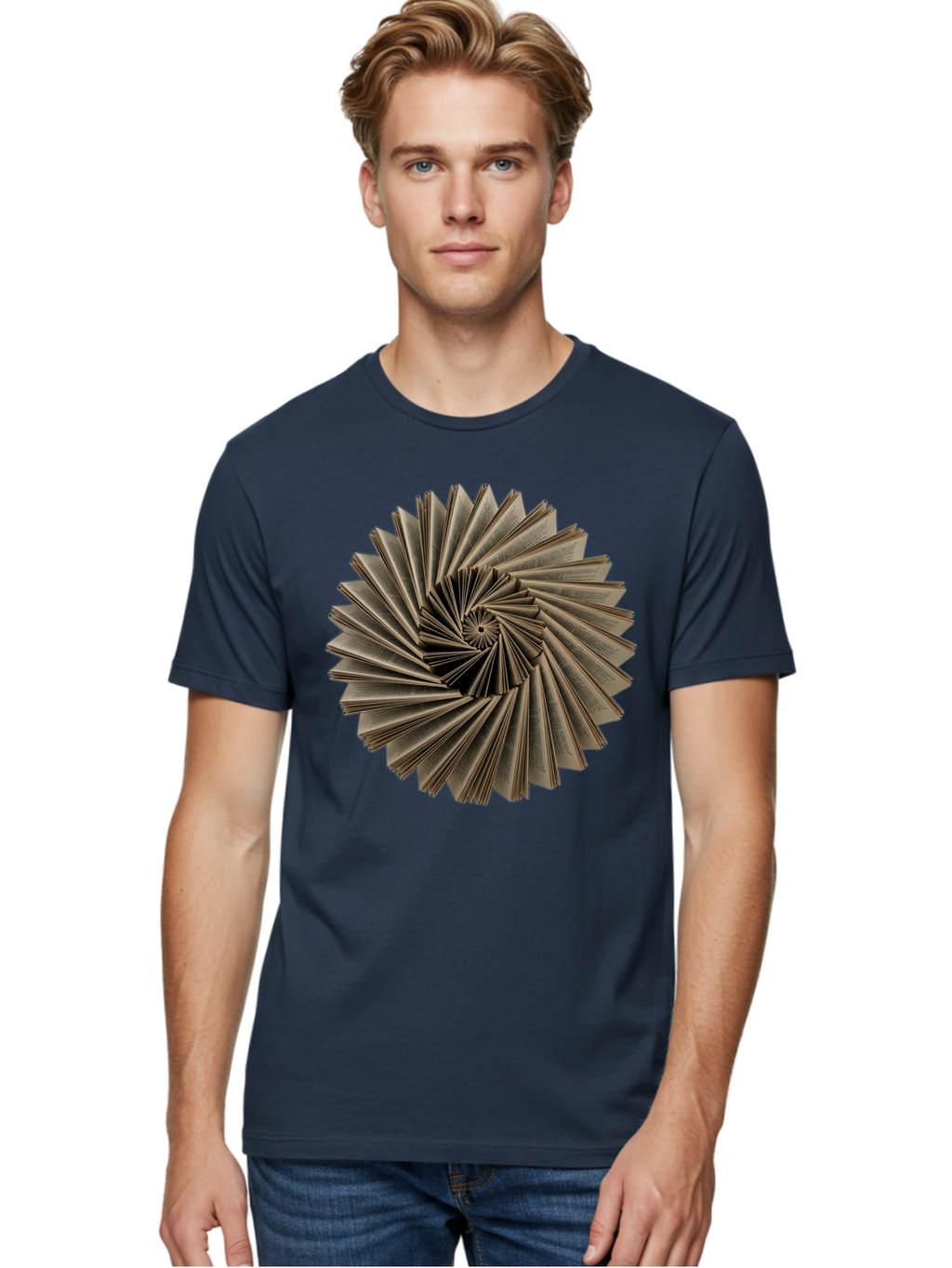 Book-Spiral Men'S Graphic Tee, 100% Cotton, Comfortable Casual Summer Wear, Machine Washable, Vintage Camera, Old Camera, Antique Camera, Black Camera, Classic Photography, Photography Equipment, Nostalgic Device, Film Camera, Camera Art Bal849