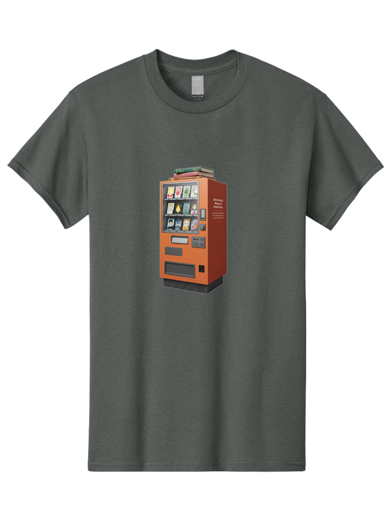 Book-Vending-Machine Men'S Graphic Tee, 100% Cotton, Comfortable Casual Summer Wear, Machine Washable, Vintage Camera, Old Camera, Antique Camera, Black Camera, Classic Photography, Photography Equipment, Nostalgic Device, Film Camera, Bal850