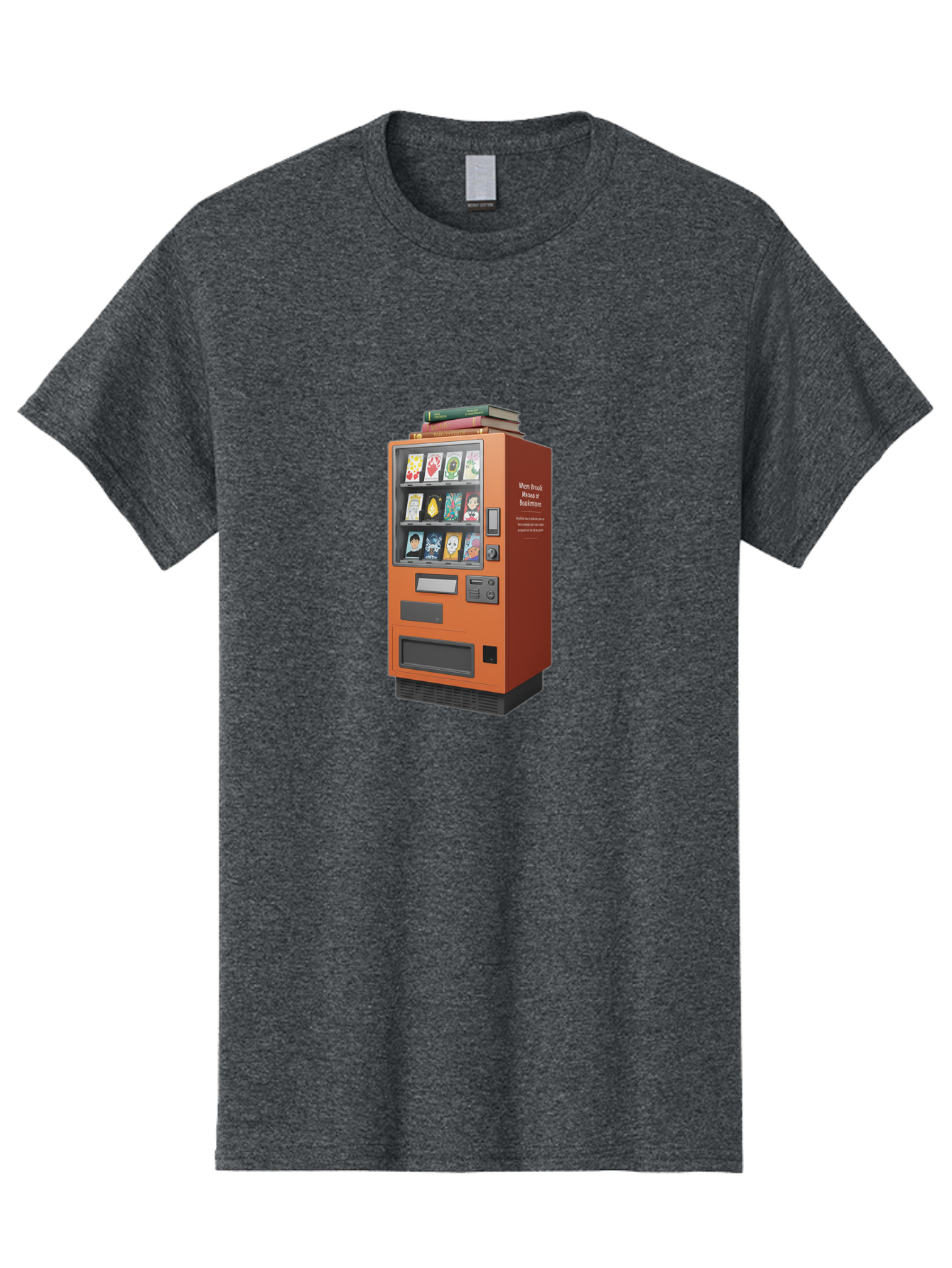 Book-Vending-Machine Men'S Graphic Tee, 100% Cotton, Comfortable Casual Summer Wear, Machine Washable, Vintage Camera, Old Camera, Antique Camera, Black Camera, Classic Photography, Photography Equipment, Nostalgic Device, Film Camera, Bal850