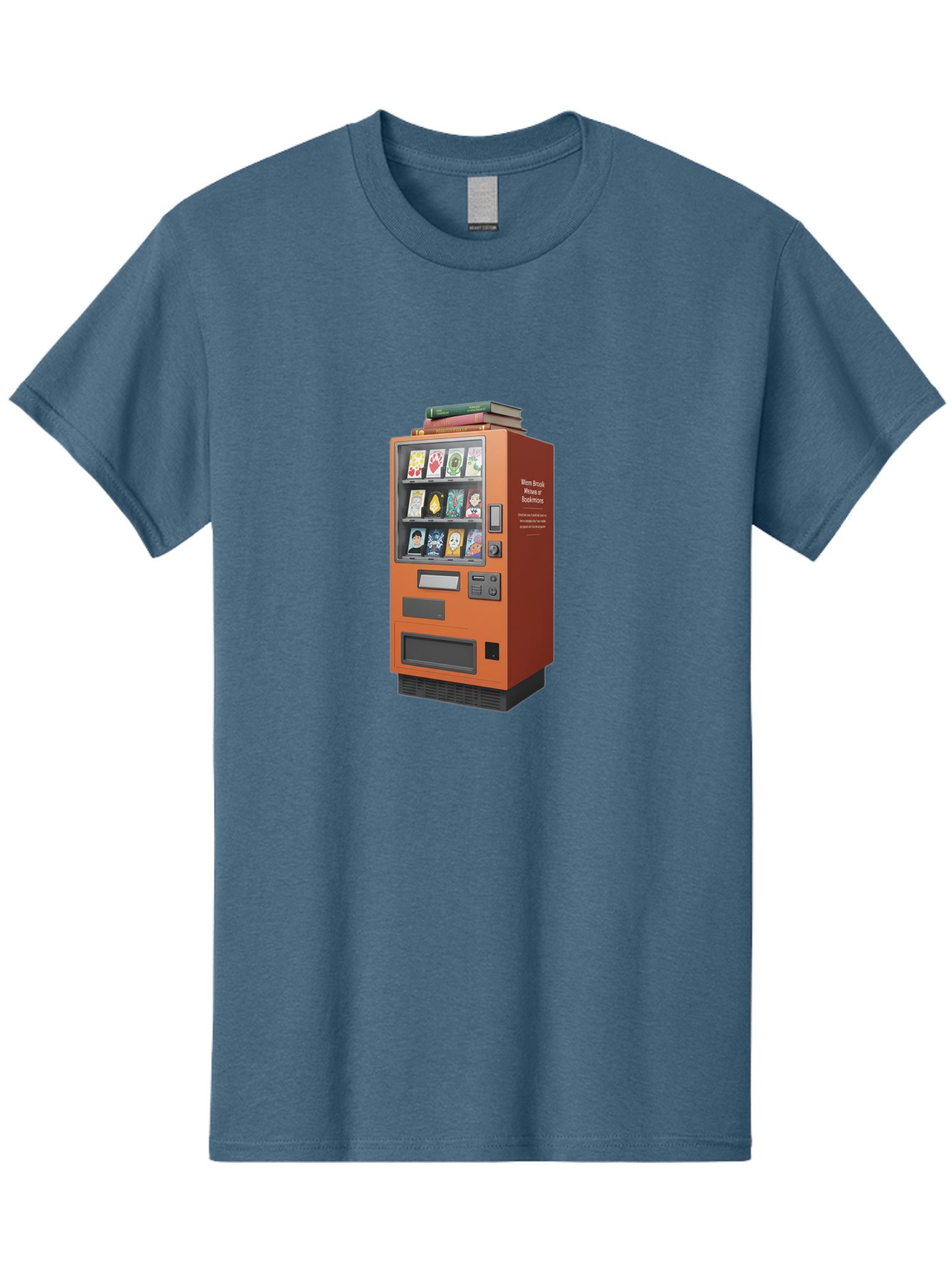 Book-Vending-Machine Men'S Graphic Tee, 100% Cotton, Comfortable Casual Summer Wear, Machine Washable, Vintage Camera, Old Camera, Antique Camera, Black Camera, Classic Photography, Photography Equipment, Nostalgic Device, Film Camera, Bal850