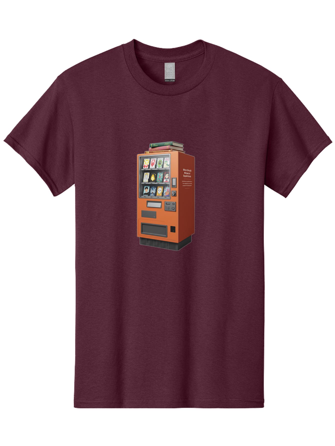 Book-Vending-Machine Men'S Graphic Tee, 100% Cotton, Comfortable Casual Summer Wear, Machine Washable, Vintage Camera, Old Camera, Antique Camera, Black Camera, Classic Photography, Photography Equipment, Nostalgic Device, Film Camera, Bal850
