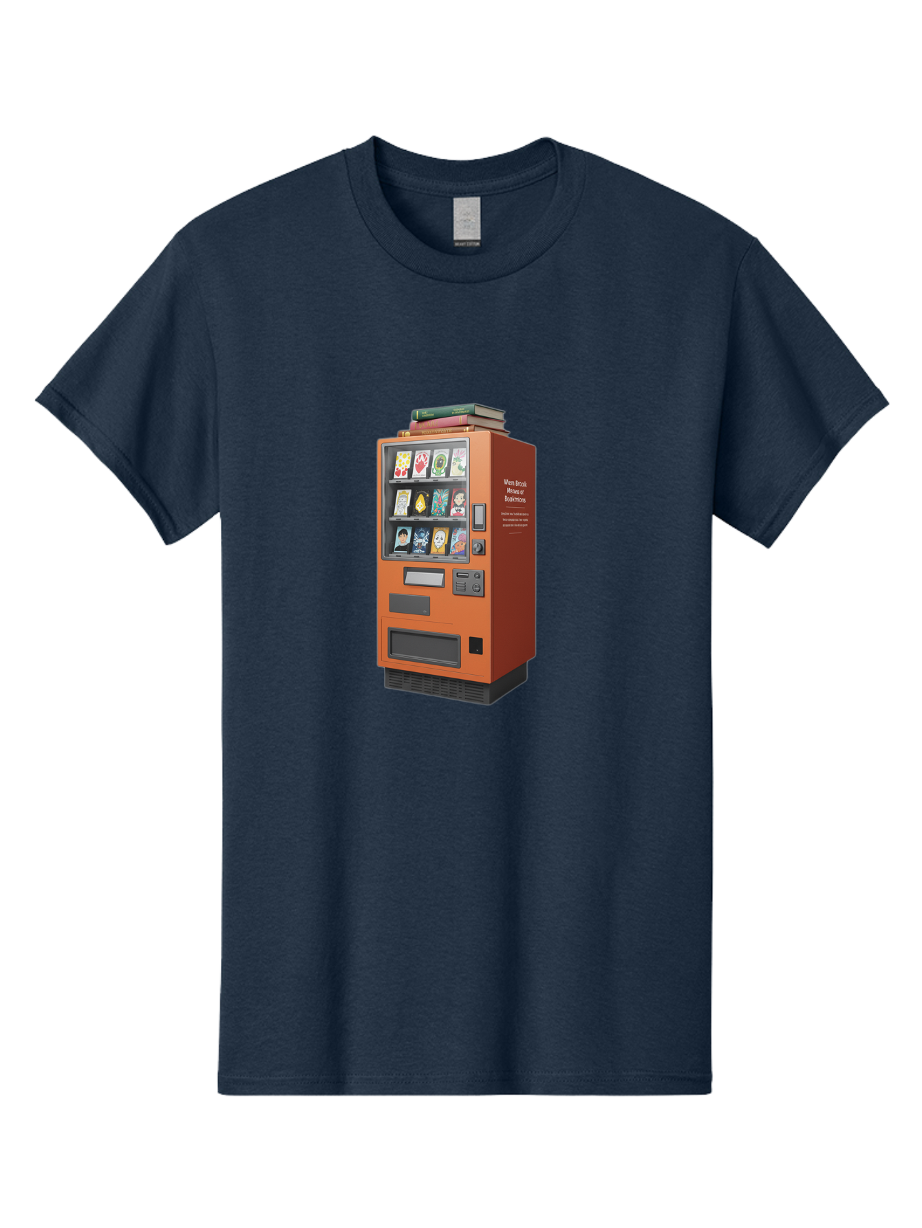 Book-Vending-Machine Men'S Graphic Tee, 100% Cotton, Comfortable Casual Summer Wear, Machine Washable, Vintage Camera, Old Camera, Antique Camera, Black Camera, Classic Photography, Photography Equipment, Nostalgic Device, Film Camera, Bal850