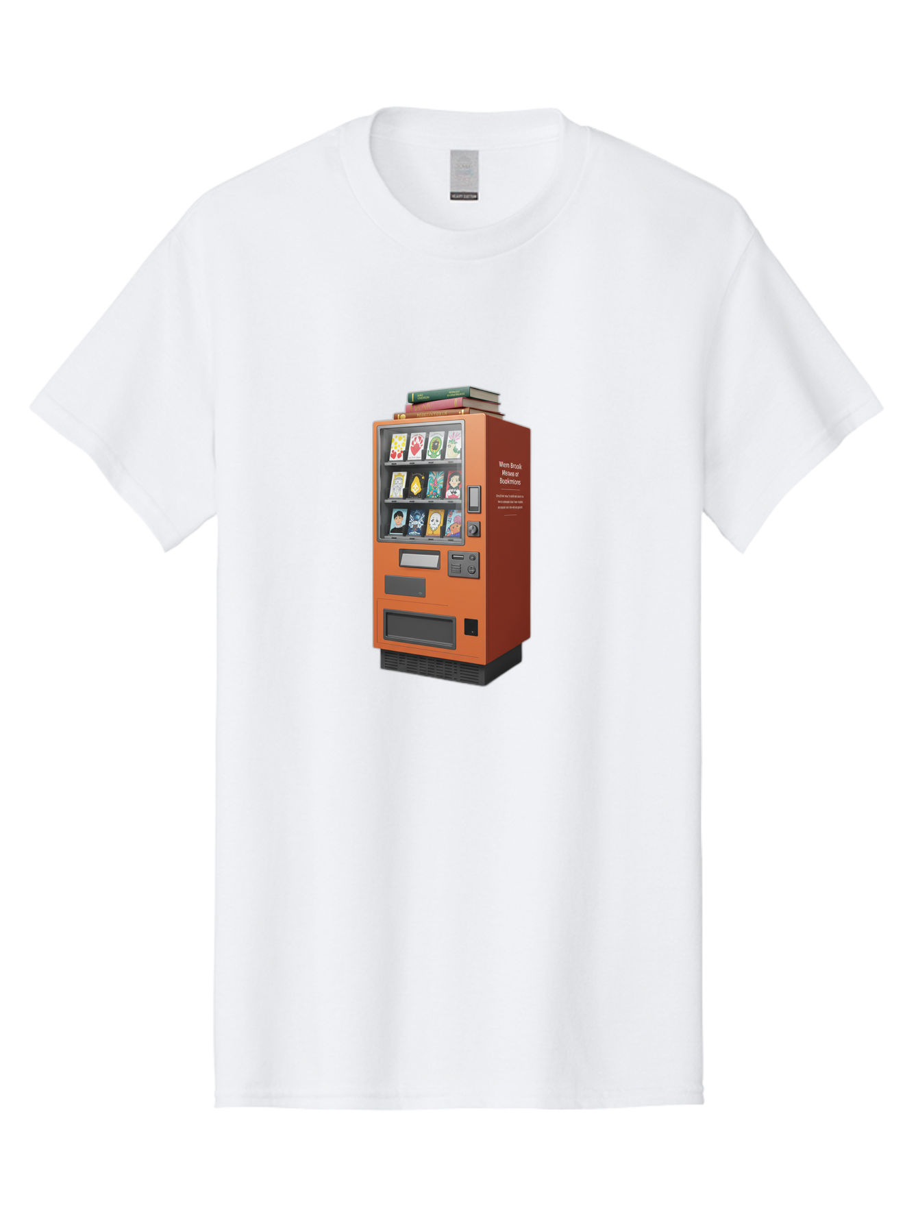 Book-Vending-Machine Men'S Graphic Tee, 100% Cotton, Comfortable Casual Summer Wear, Machine Washable, Vintage Camera, Old Camera, Antique Camera, Black Camera, Classic Photography, Photography Equipment, Nostalgic Device, Film Camera, Bal850
