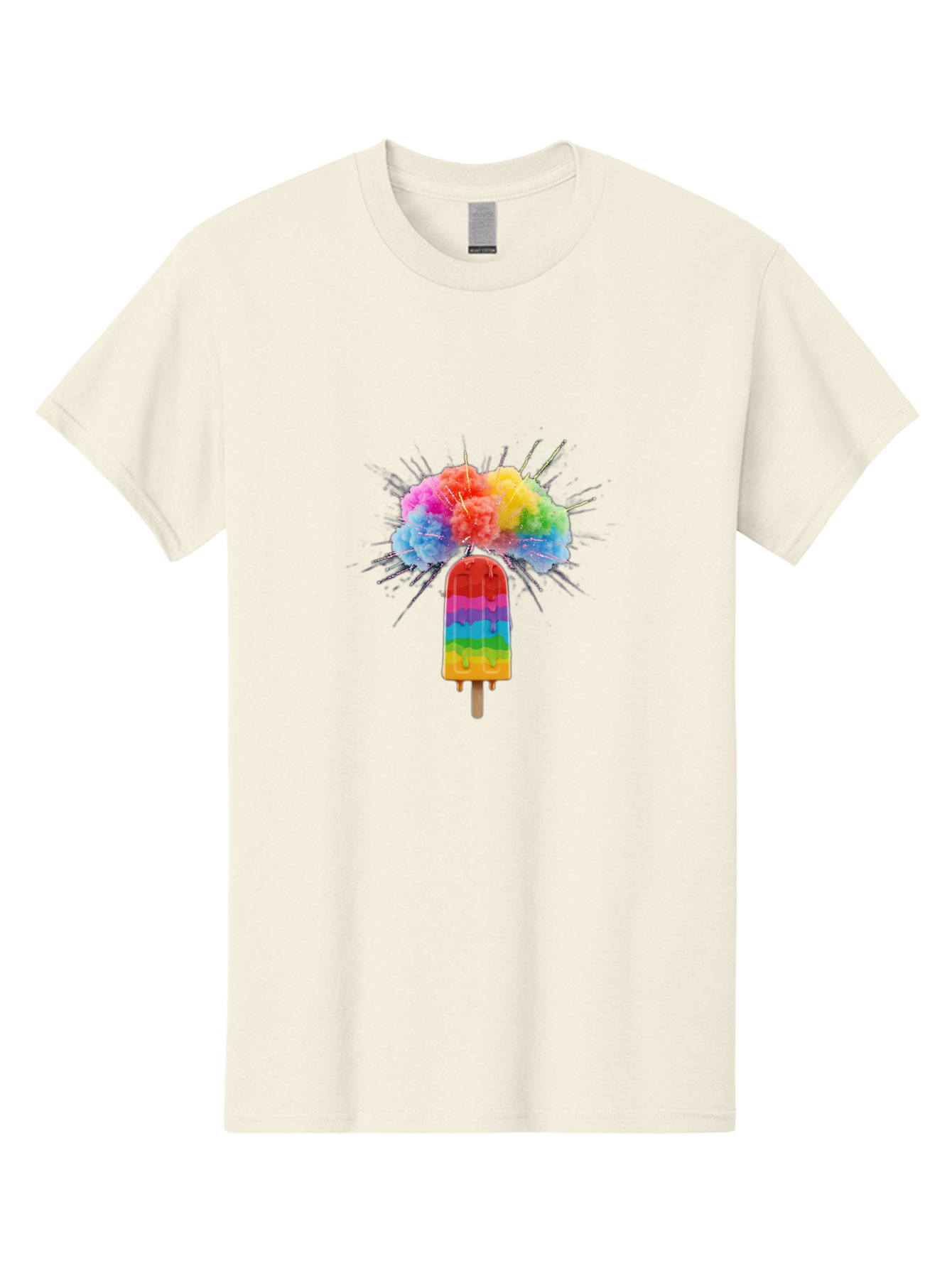 Boom-Rainbow-Popsicle Men'S Graphic Tee, 100% Cotton, Comfortable Casual Summer Wear, Machine Washable, Vintage Camera, Old Camera, Antique Camera, Black Camera, Classic Photography, Photography Equipment, Nostalgic Device, Film Camera, Bal851