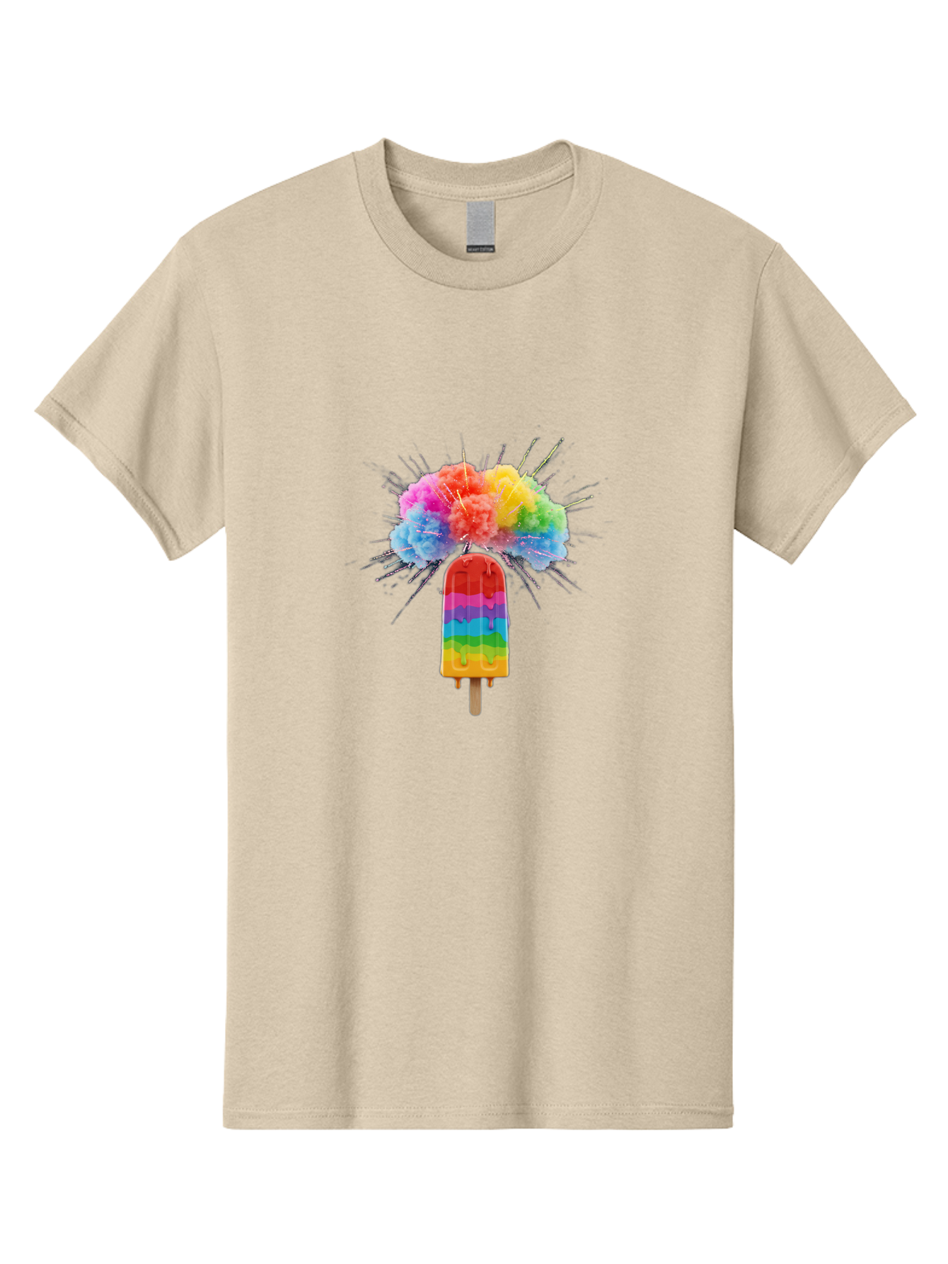 Boom-Rainbow-Popsicle Men'S Graphic Tee, 100% Cotton, Comfortable Casual Summer Wear, Machine Washable, Vintage Camera, Old Camera, Antique Camera, Black Camera, Classic Photography, Photography Equipment, Nostalgic Device, Film Camera, Bal851