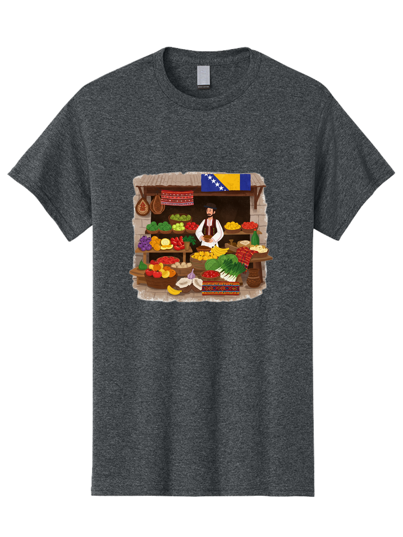 Bosnia-And-Herzegovina-Market Men'S Graphic Tee, 100% Cotton, Comfortable Casual Summer Wear, Machine Washable, Vintage Camera, Old Camera, Antique Camera, Black Camera, Classic Photography, Photography Equipment, Nostalgic Device, Bal854