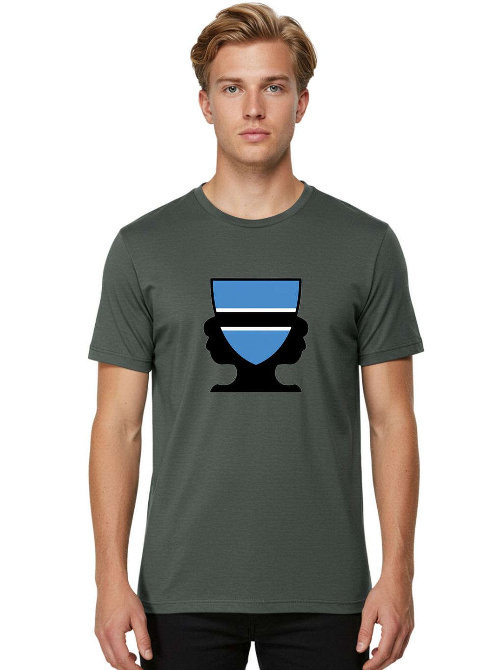 Botswana-Trophy Men'S Graphic Tee, 100% Cotton, Comfortable Casual Summer Wear, Machine Washable, Vintage Camera, Old Camera, Antique Camera, Black Camera, Classic Photography, Photography Equipment, Nostalgic Device, Film Camera, Camera Art Bal857