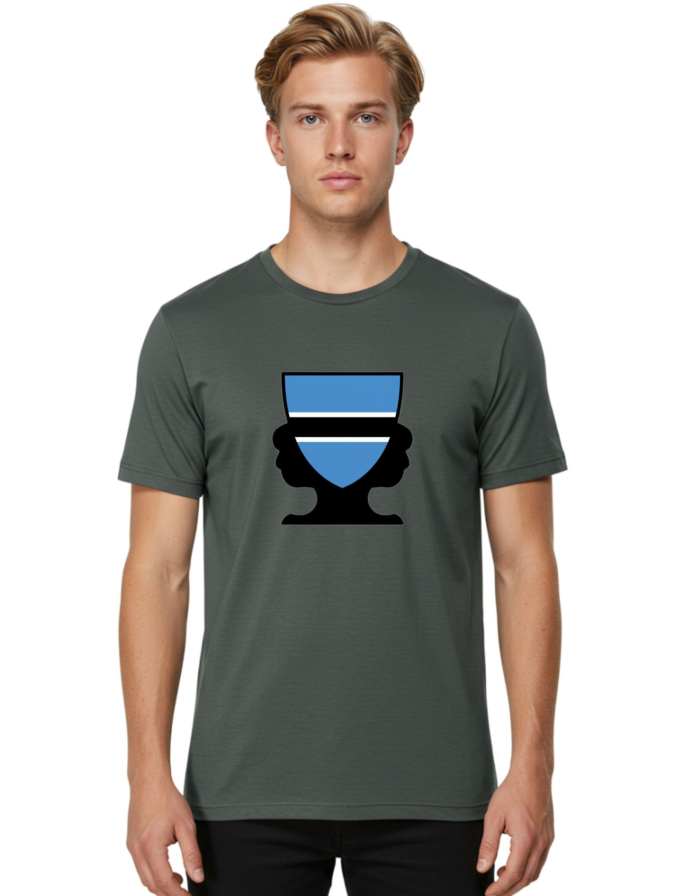 Botswana-Trophy Men'S Graphic Tee, 100% Cotton, Comfortable Casual Summer Wear, Machine Washable, Vintage Camera, Old Camera, Antique Camera, Black Camera, Classic Photography, Photography Equipment, Nostalgic Device, Film Camera, Camera Art Bal857