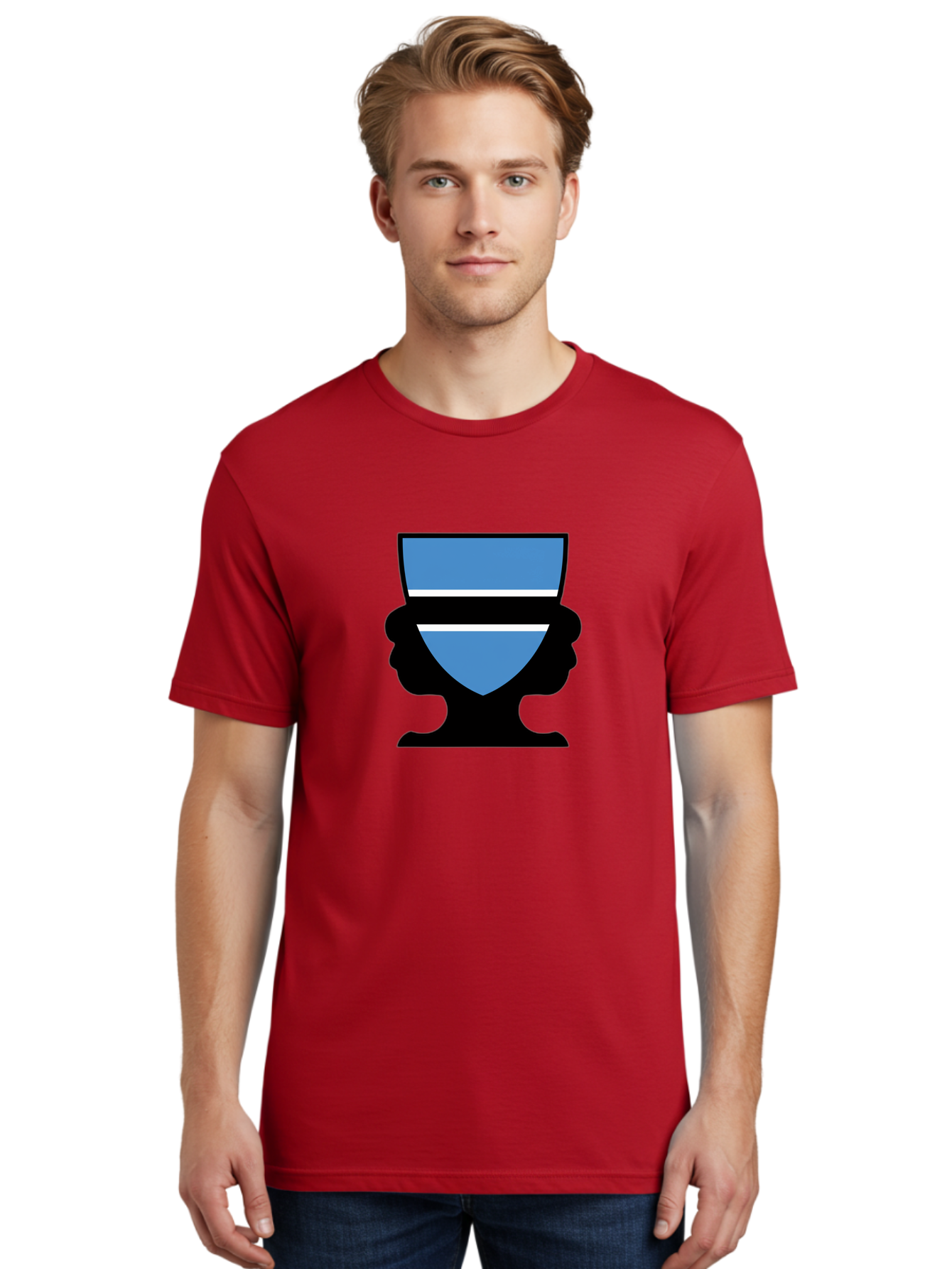 Botswana-Trophy Men'S Graphic Tee, 100% Cotton, Comfortable Casual Summer Wear, Machine Washable, Vintage Camera, Old Camera, Antique Camera, Black Camera, Classic Photography, Photography Equipment, Nostalgic Device, Film Camera, Camera Art Bal857