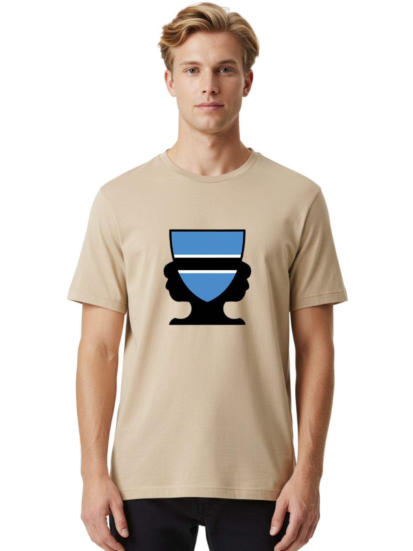 Botswana-Trophy Men'S Graphic Tee, 100% Cotton, Comfortable Casual Summer Wear, Machine Washable, Vintage Camera, Old Camera, Antique Camera, Black Camera, Classic Photography, Photography Equipment, Nostalgic Device, Film Camera, Camera Art Bal857