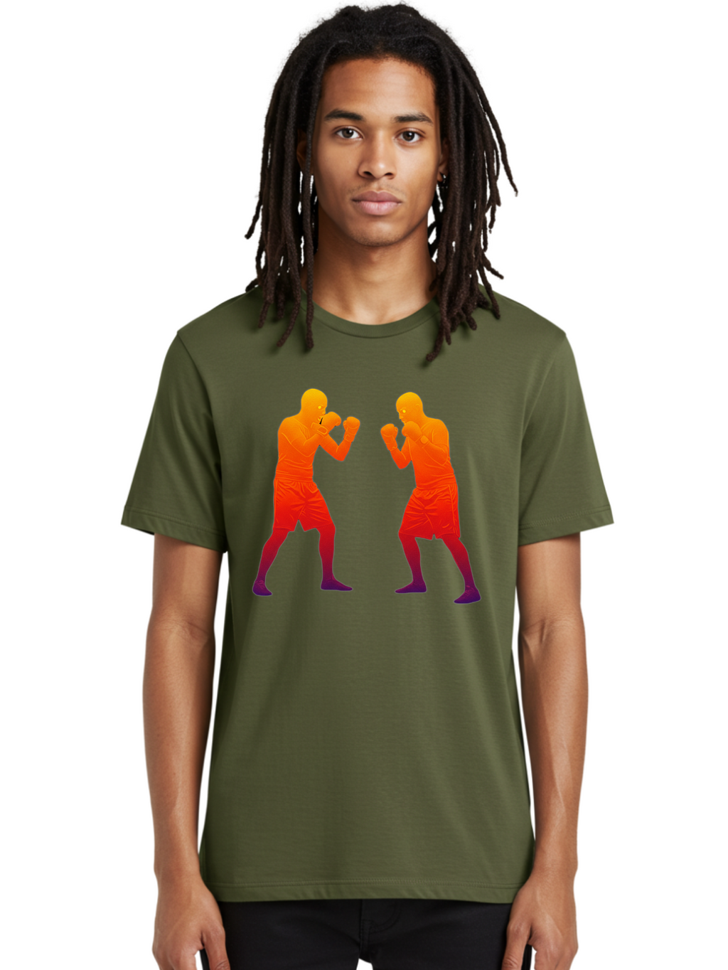 Boxing-Silhouettes Men'S Graphic Tee, 100% Cotton, Comfortable Casual Summer Wear, Machine Washable, Vintage Camera, Old Camera, Antique Camera, Black Camera, Classic Photography, Photography Equipment, Nostalgic Device, Film Camera, Bal860