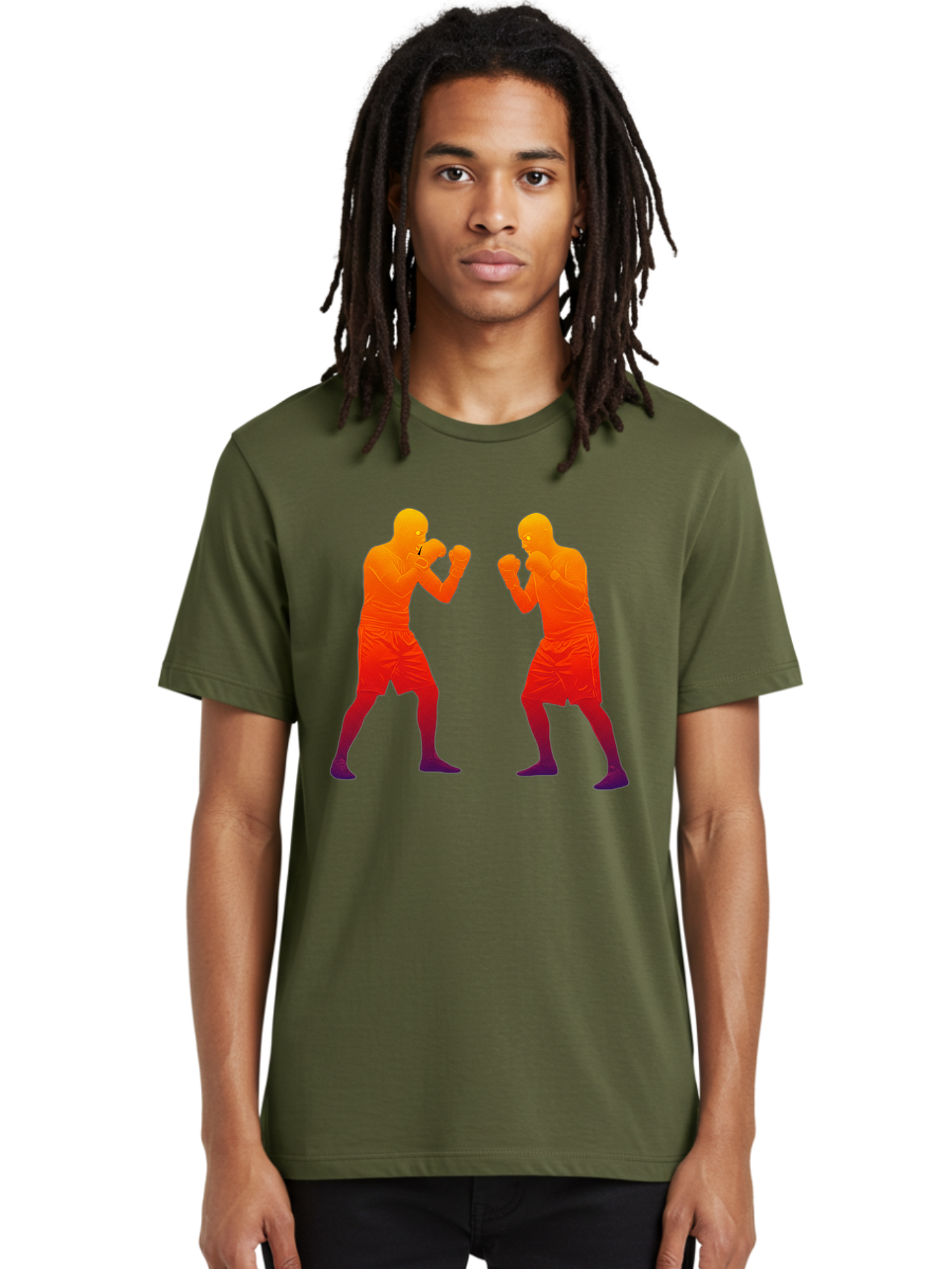 Boxing-Silhouettes Men'S Graphic Tee, 100% Cotton, Comfortable Casual Summer Wear, Machine Washable, Vintage Camera, Old Camera, Antique Camera, Black Camera, Classic Photography, Photography Equipment, Nostalgic Device, Film Camera, Bal860