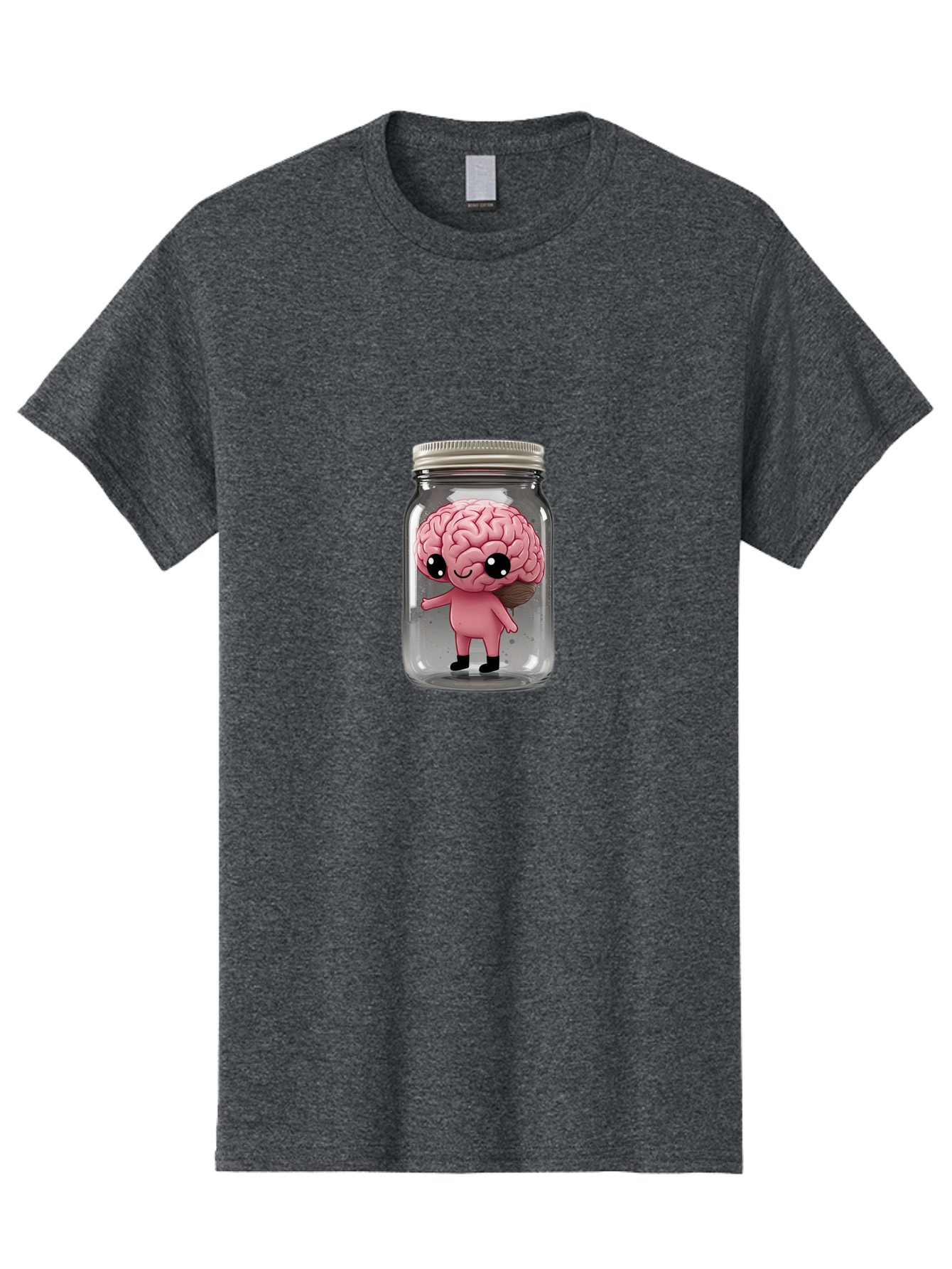Brain-Character-In-Jar-1 Men'S Graphic Tee, 100% Cotton, Comfortable Casual Summer Wear, Machine Washable, Vintage Camera, Old Camera, Antique Camera, Black Camera, Classic Photography, Photography Equipment, Nostalgic Device, Film Camera, Bal861