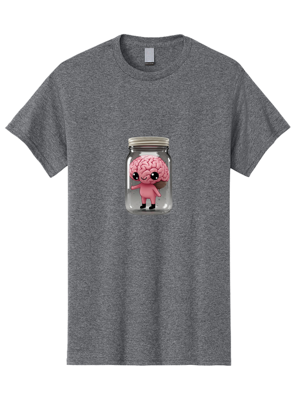Brain-Character-In-Jar-1 Men'S Graphic Tee, 100% Cotton, Comfortable Casual Summer Wear, Machine Washable, Vintage Camera, Old Camera, Antique Camera, Black Camera, Classic Photography, Photography Equipment, Nostalgic Device, Film Camera, Bal861