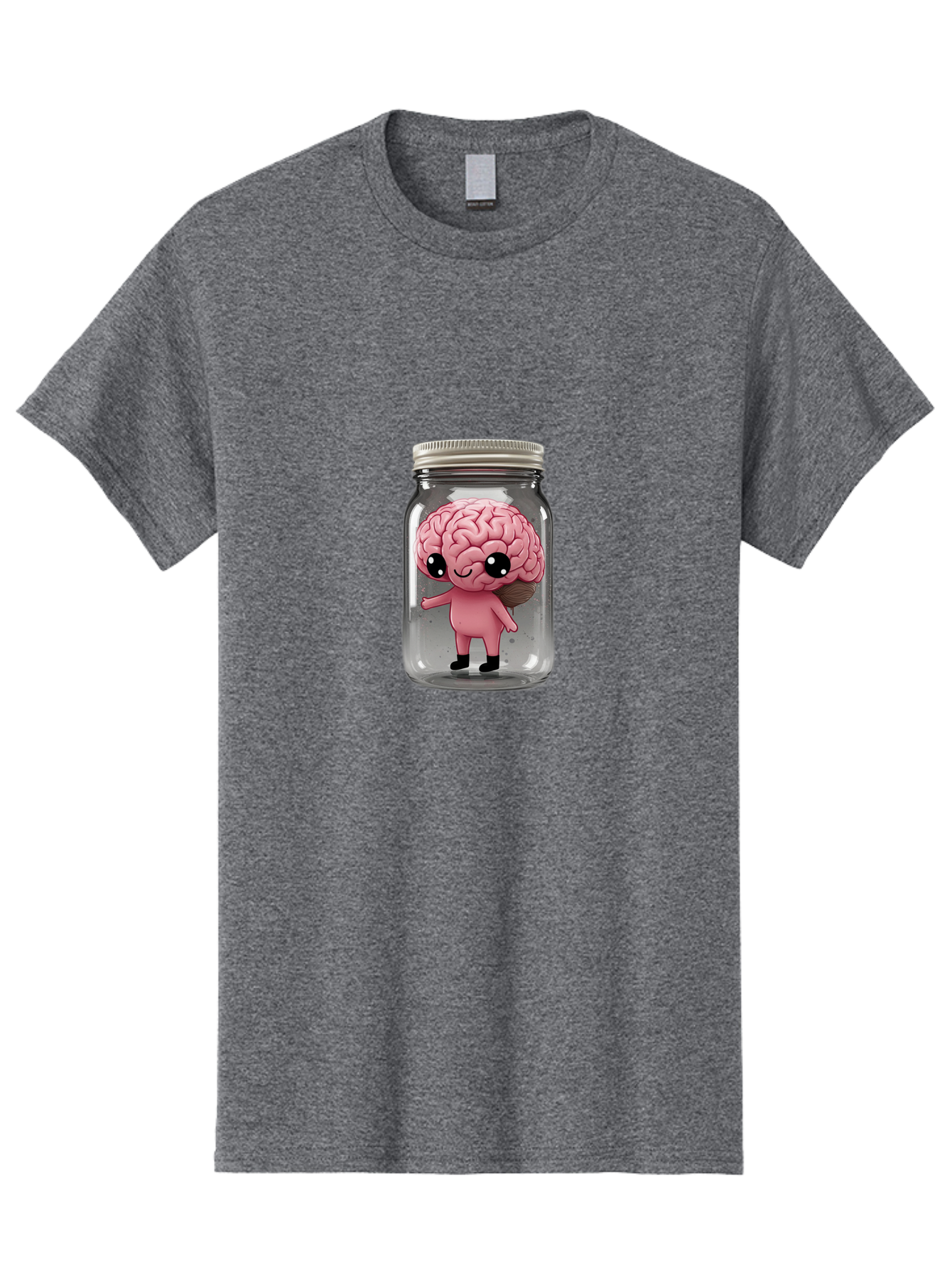Brain-Character-In-Jar-1 Men'S Graphic Tee, 100% Cotton, Comfortable Casual Summer Wear, Machine Washable, Vintage Camera, Old Camera, Antique Camera, Black Camera, Classic Photography, Photography Equipment, Nostalgic Device, Film Camera, Bal861