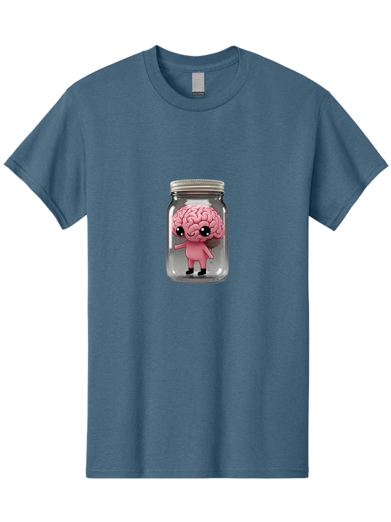 Brain-Character-In-Jar-1 Men'S Graphic Tee, 100% Cotton, Comfortable Casual Summer Wear, Machine Washable, Vintage Camera, Old Camera, Antique Camera, Black Camera, Classic Photography, Photography Equipment, Nostalgic Device, Film Camera, Bal861