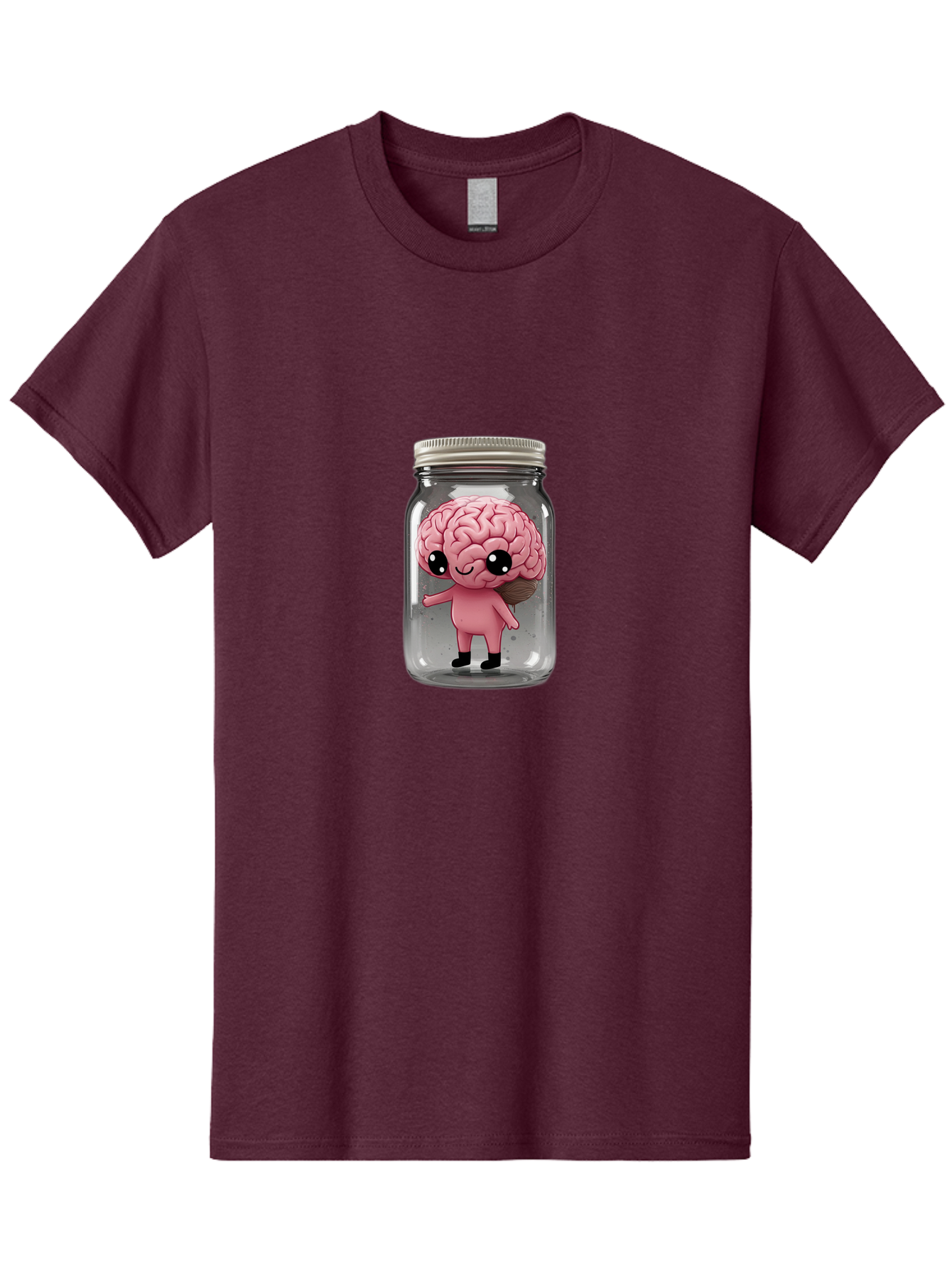 Brain-Character-In-Jar-1 Men'S Graphic Tee, 100% Cotton, Comfortable Casual Summer Wear, Machine Washable, Vintage Camera, Old Camera, Antique Camera, Black Camera, Classic Photography, Photography Equipment, Nostalgic Device, Film Camera, Bal861
