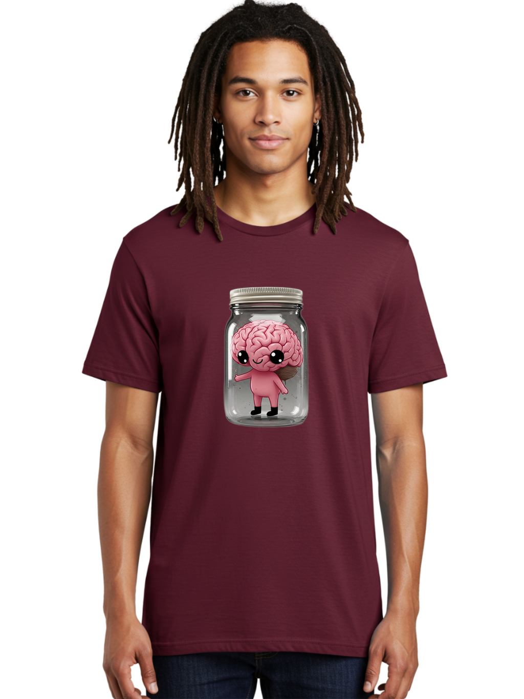 Brain-Character-In-Jar-1 Men'S Graphic Tee, 100% Cotton, Comfortable Casual Summer Wear, Machine Washable, Vintage Camera, Old Camera, Antique Camera, Black Camera, Classic Photography, Photography Equipment, Nostalgic Device, Film Camera, Bal861