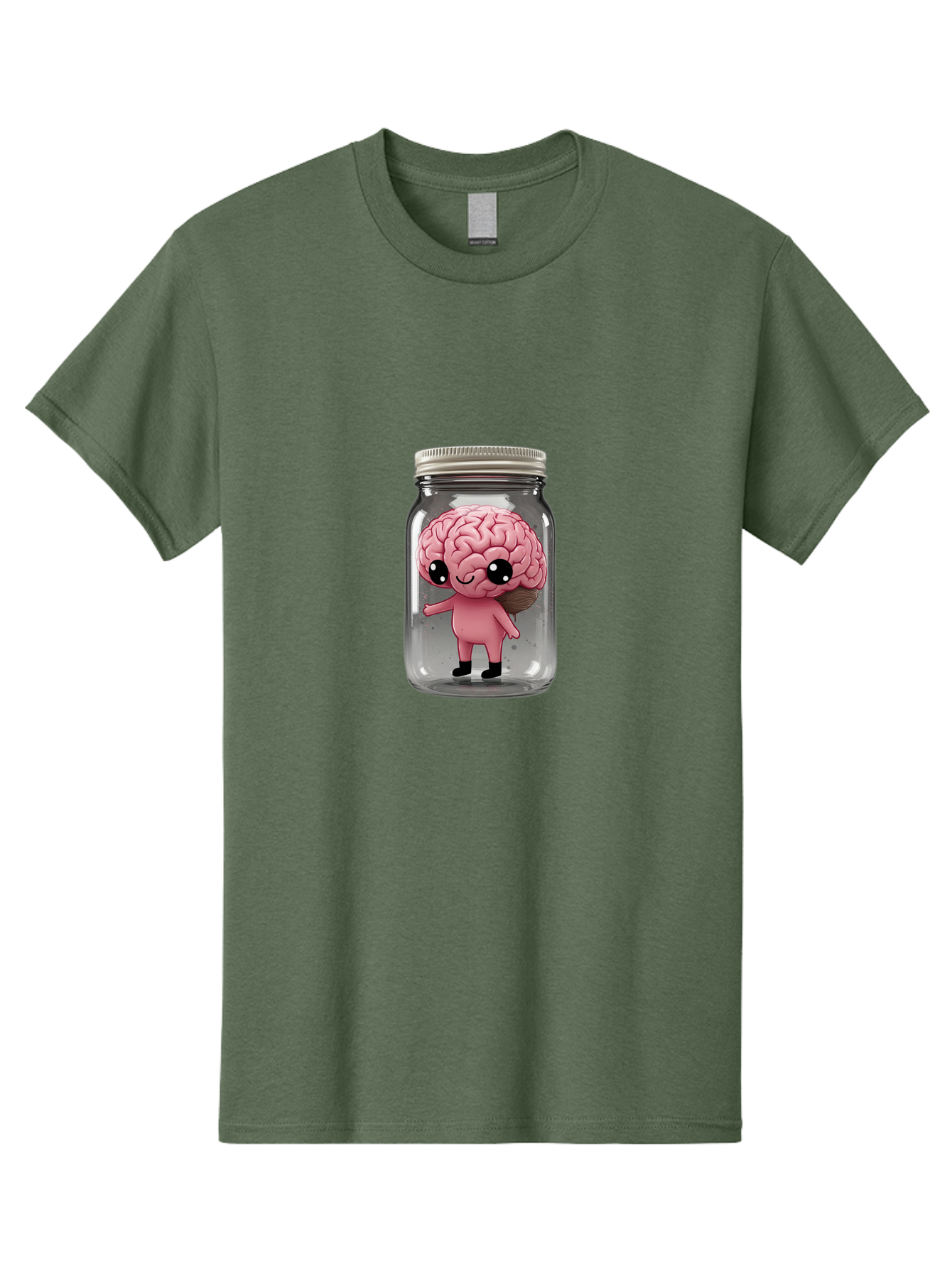 Brain-Character-In-Jar-1 Men'S Graphic Tee, 100% Cotton, Comfortable Casual Summer Wear, Machine Washable, Vintage Camera, Old Camera, Antique Camera, Black Camera, Classic Photography, Photography Equipment, Nostalgic Device, Film Camera, Bal861