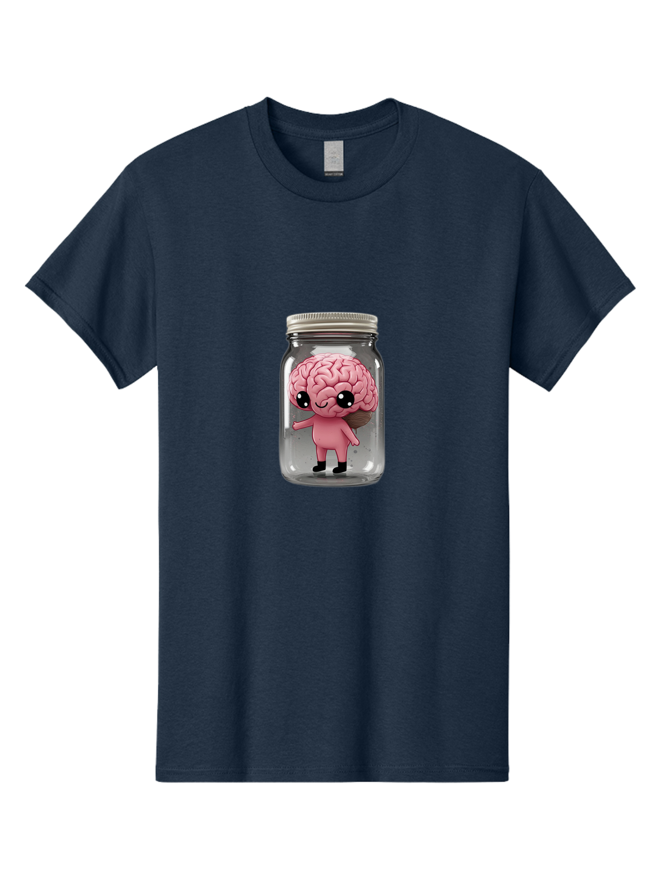 Brain-Character-In-Jar-1 Men'S Graphic Tee, 100% Cotton, Comfortable Casual Summer Wear, Machine Washable, Vintage Camera, Old Camera, Antique Camera, Black Camera, Classic Photography, Photography Equipment, Nostalgic Device, Film Camera, Bal861