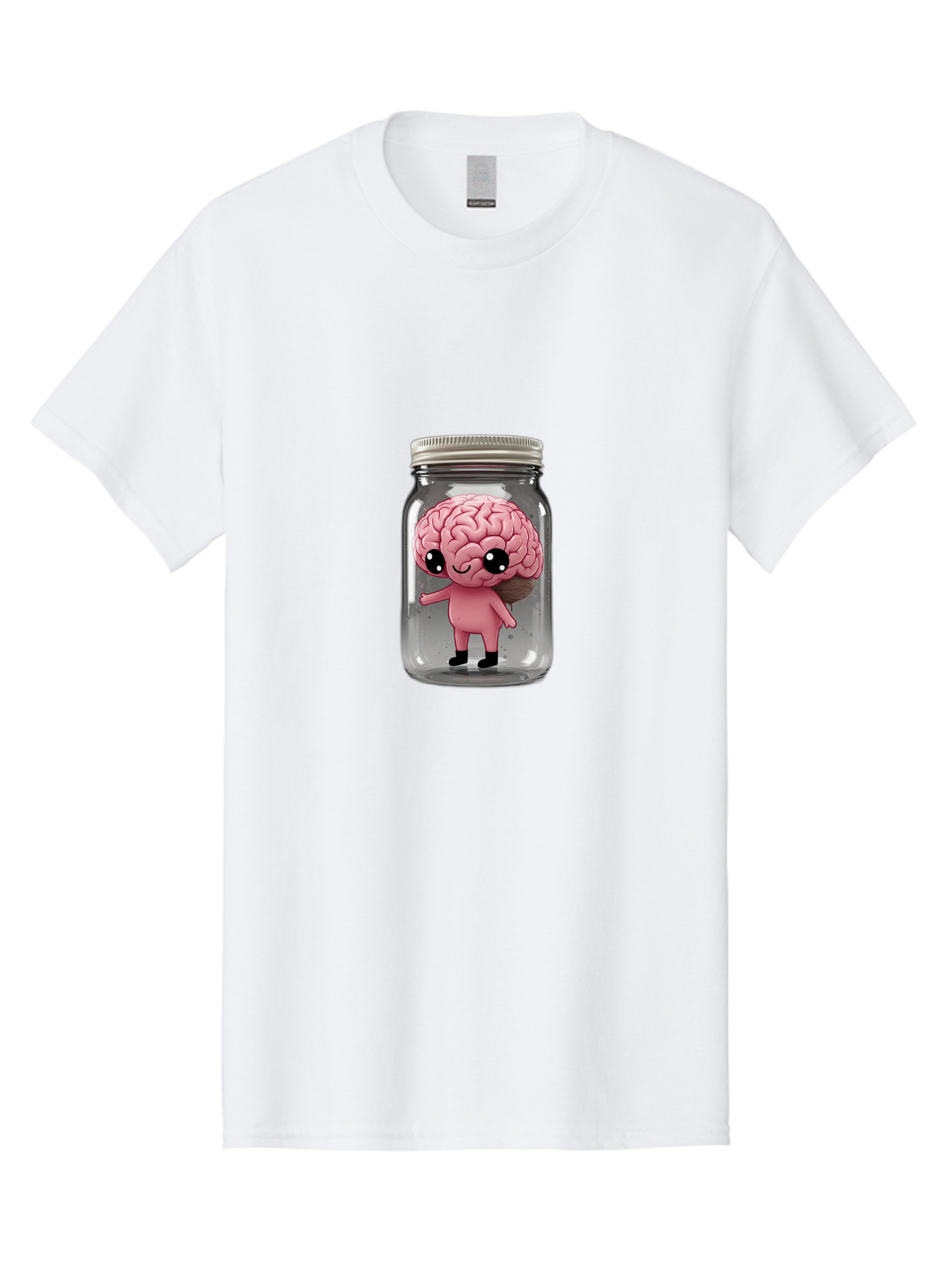 Brain-Character-In-Jar-1 Men'S Graphic Tee, 100% Cotton, Comfortable Casual Summer Wear, Machine Washable, Vintage Camera, Old Camera, Antique Camera, Black Camera, Classic Photography, Photography Equipment, Nostalgic Device, Film Camera, Bal861