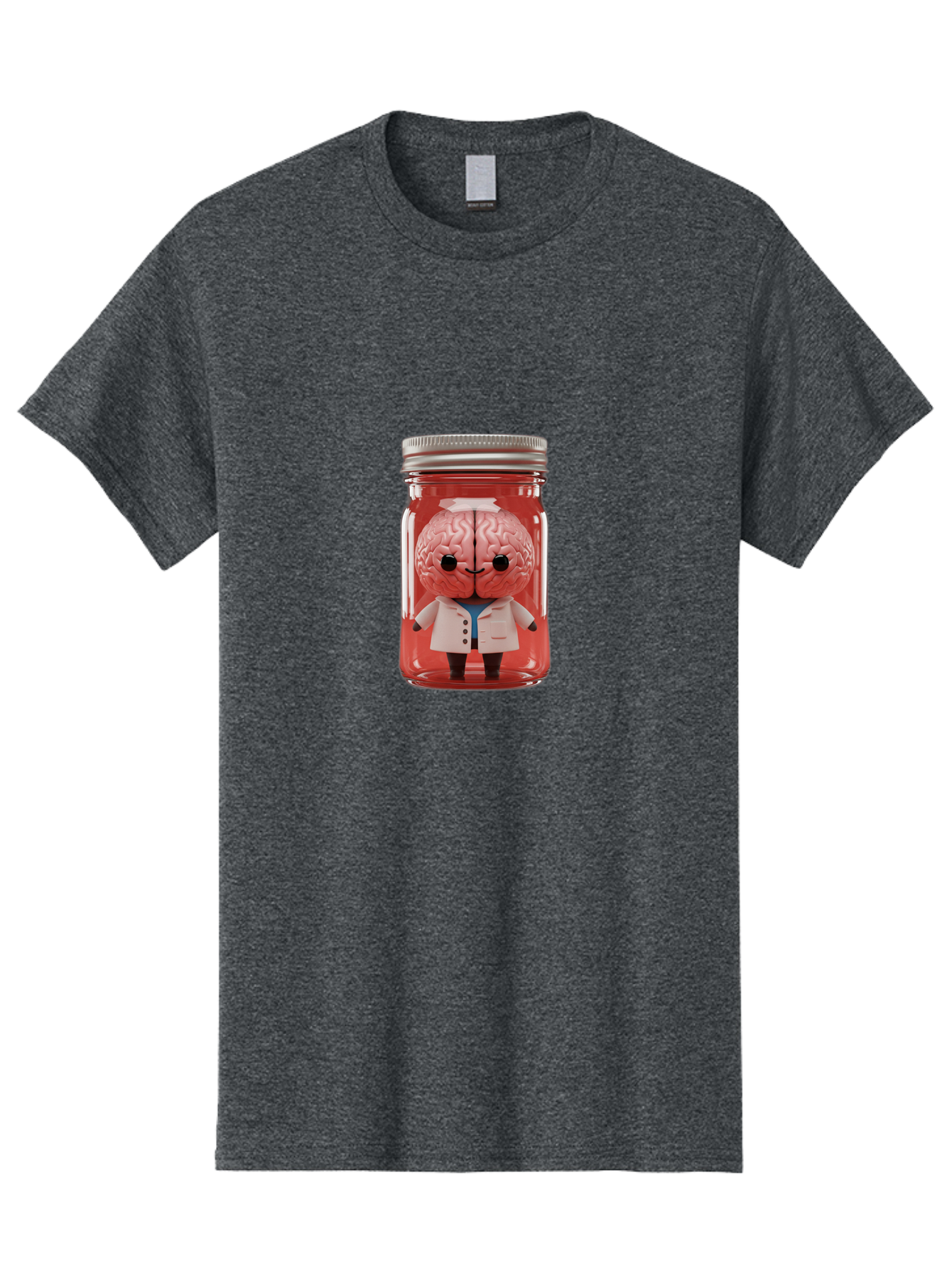 Brain-Character-In-Jar Men'S Graphic Tee, 100% Cotton, Comfortable Casual Summer Wear, Machine Washable, Vintage Camera, Old Camera, Antique Camera, Black Camera, Classic Photography, Photography Equipment, Nostalgic Device, Film Camera, Bal862