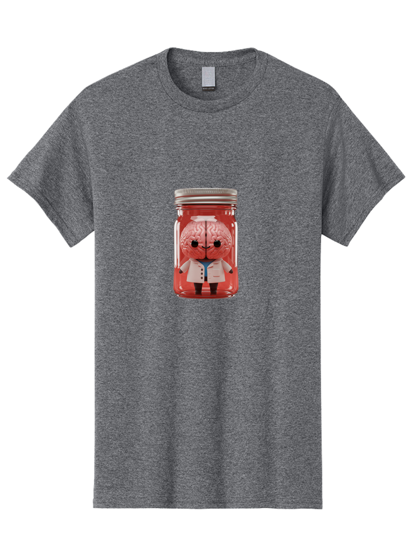 Brain-Character-In-Jar Men'S Graphic Tee, 100% Cotton, Comfortable Casual Summer Wear, Machine Washable, Vintage Camera, Old Camera, Antique Camera, Black Camera, Classic Photography, Photography Equipment, Nostalgic Device, Film Camera, Bal862