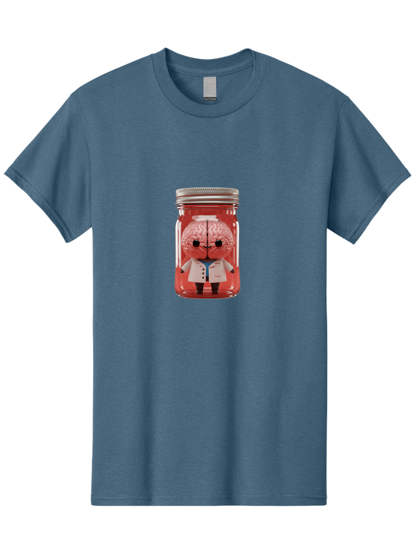Brain-Character-In-Jar Men'S Graphic Tee, 100% Cotton, Comfortable Casual Summer Wear, Machine Washable, Vintage Camera, Old Camera, Antique Camera, Black Camera, Classic Photography, Photography Equipment, Nostalgic Device, Film Camera, Bal862
