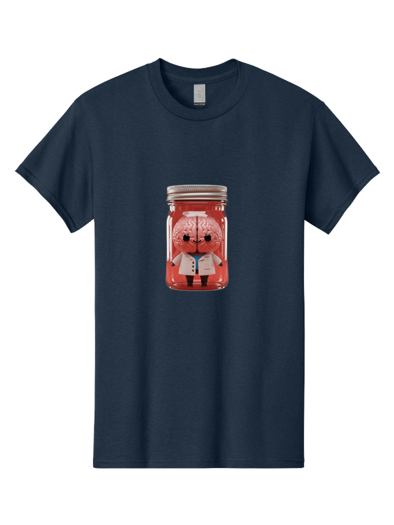 Brain-Character-In-Jar Men'S Graphic Tee, 100% Cotton, Comfortable Casual Summer Wear, Machine Washable, Vintage Camera, Old Camera, Antique Camera, Black Camera, Classic Photography, Photography Equipment, Nostalgic Device, Film Camera, Bal862