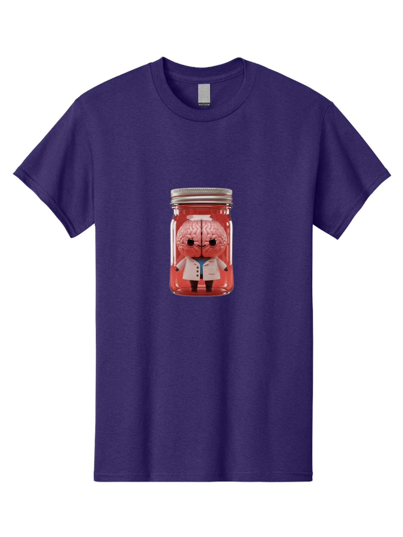 Brain-Character-In-Jar Men'S Graphic Tee, 100% Cotton, Comfortable Casual Summer Wear, Machine Washable, Vintage Camera, Old Camera, Antique Camera, Black Camera, Classic Photography, Photography Equipment, Nostalgic Device, Film Camera, Bal862