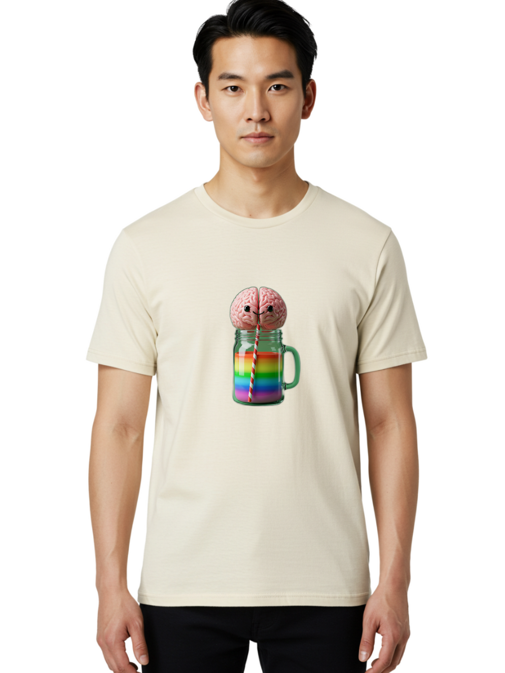 Brain-Drinking-Rainbow Men'S Graphic Tee, 100% Cotton, Comfortable Casual Summer Wear, Machine Washable, Vintage Camera, Old Camera, Antique Camera, Black Camera, Classic Photography, Photography Equipment, Nostalgic Device, Film Camera, Bal863