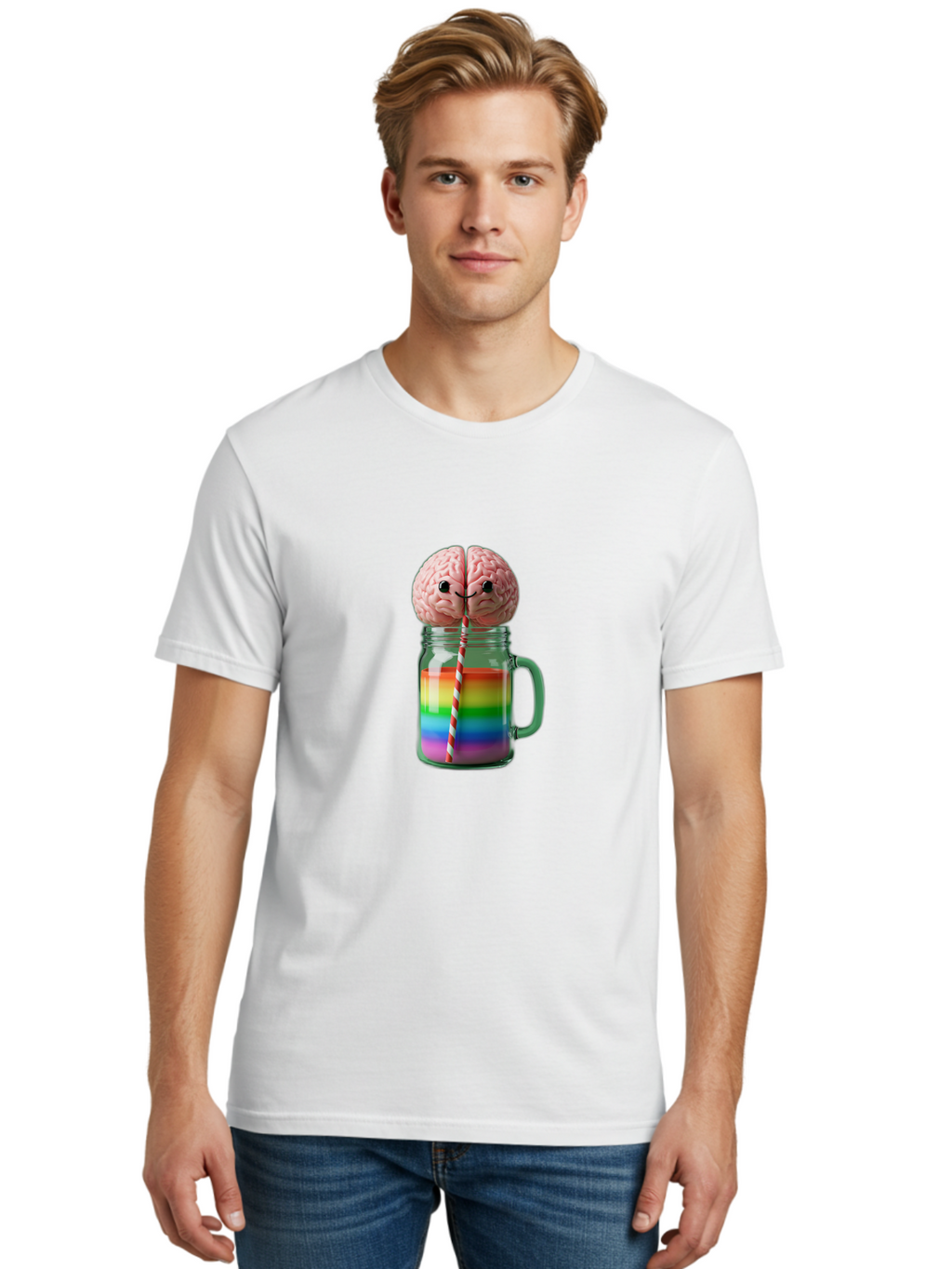 Brain-Drinking-Rainbow Men'S Graphic Tee, 100% Cotton, Comfortable Casual Summer Wear, Machine Washable, Vintage Camera, Old Camera, Antique Camera, Black Camera, Classic Photography, Photography Equipment, Nostalgic Device, Film Camera, Bal863