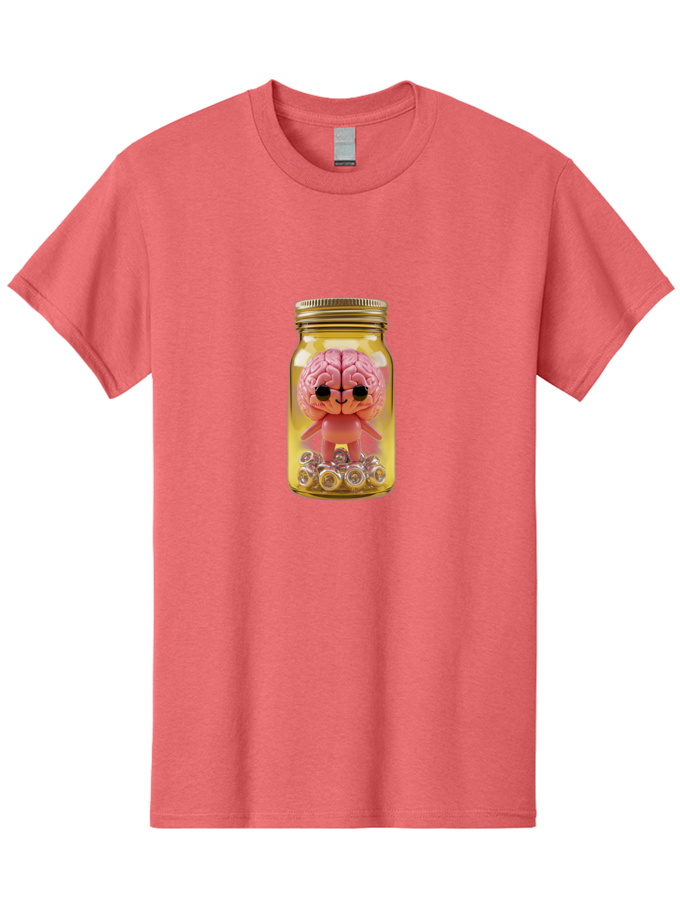 Brain-Figurine-In-Jar Men'S Graphic Tee, 100% Cotton, Comfortable Casual Summer Wear, Machine Washable, Vintage Camera, Old Camera, Antique Camera, Black Camera, Classic Photography, Photography Equipment, Nostalgic Device, Film Camera, Bal864