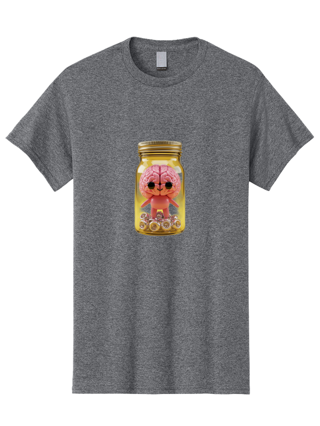 Brain-Figurine-In-Jar Men'S Graphic Tee, 100% Cotton, Comfortable Casual Summer Wear, Machine Washable, Vintage Camera, Old Camera, Antique Camera, Black Camera, Classic Photography, Photography Equipment, Nostalgic Device, Film Camera, Bal864