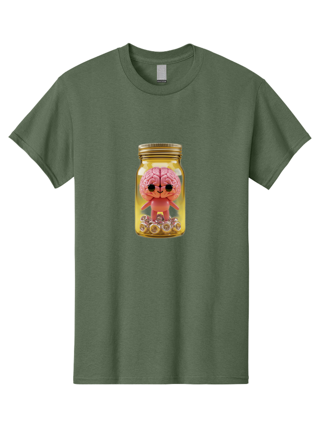Brain-Figurine-In-Jar Men'S Graphic Tee, 100% Cotton, Comfortable Casual Summer Wear, Machine Washable, Vintage Camera, Old Camera, Antique Camera, Black Camera, Classic Photography, Photography Equipment, Nostalgic Device, Film Camera, Bal864